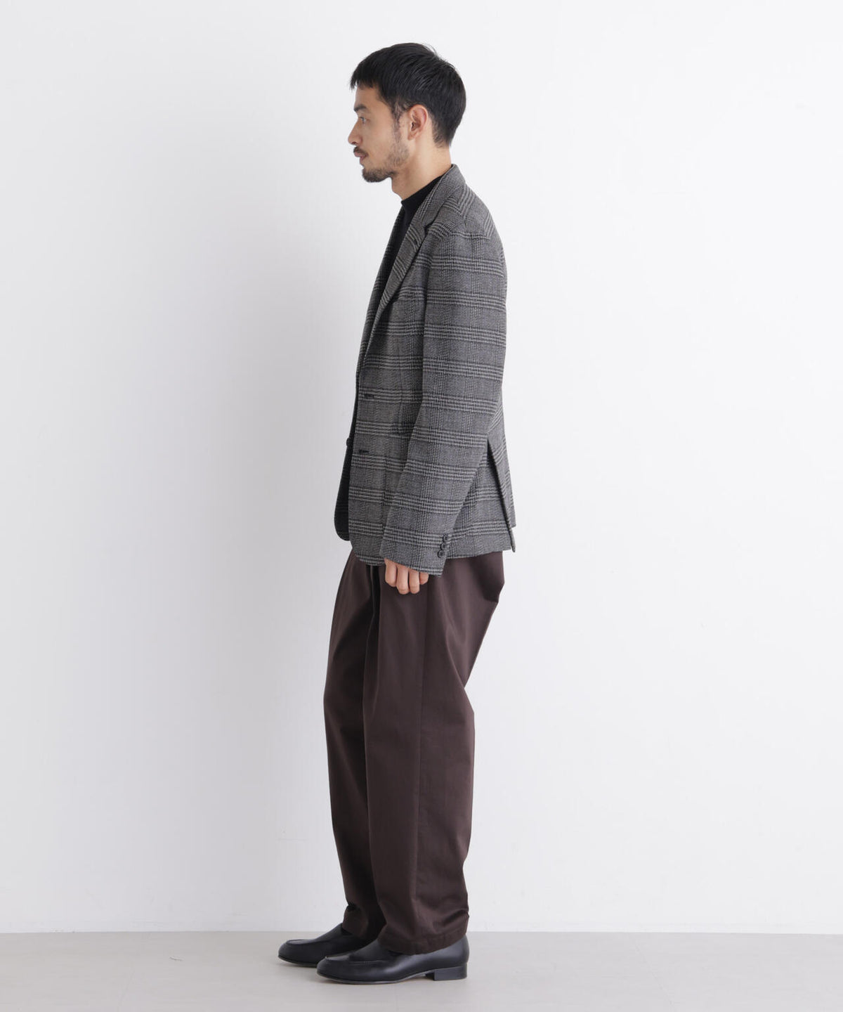 「DamerinoJacket」LANATEC(R) グレンチェックツイードジャケット 6686216206
