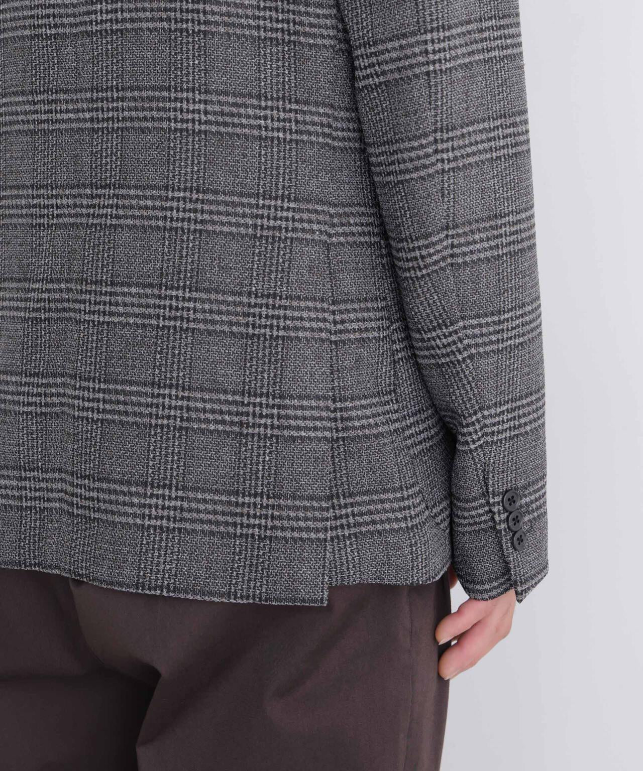 「DamerinoJacket」LANATEC(R) グレンチェックツイードジャケット 6686216206