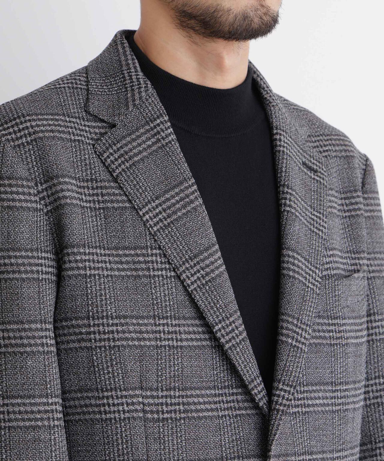 「DamerinoJacket」LANATEC(R) グレンチェックツイードジャケット 6686216206
