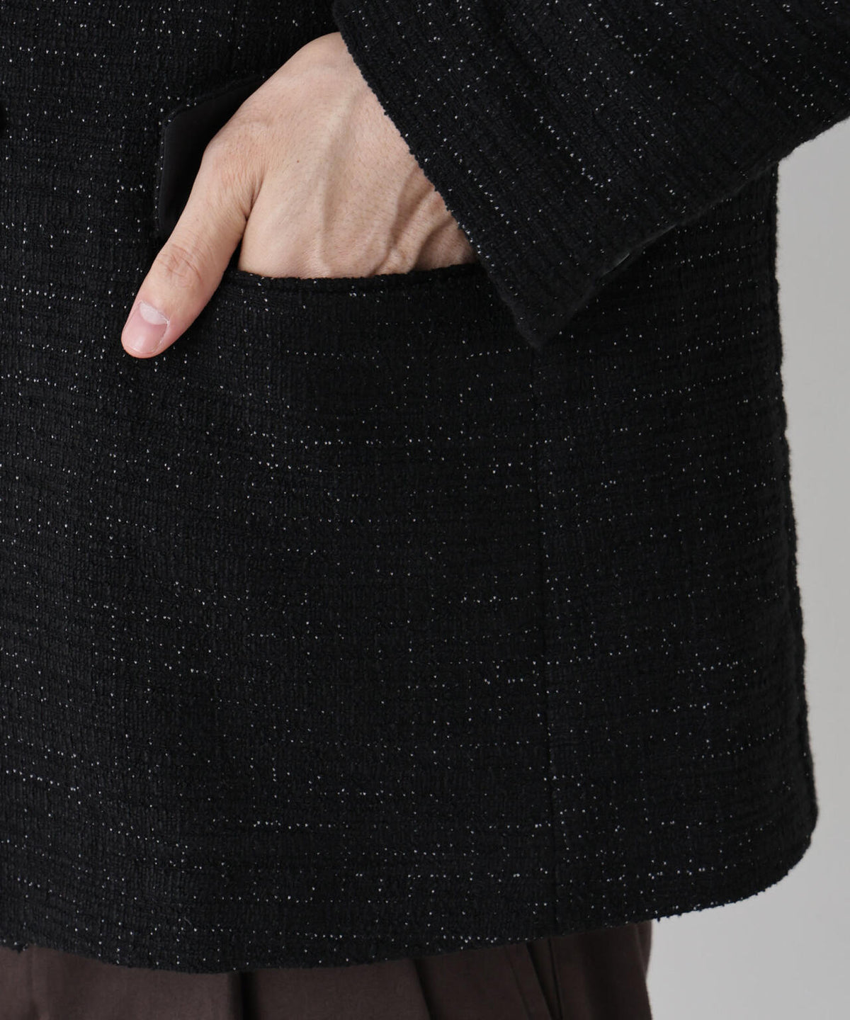 「Damerino Jacket」ネップツィードジャージー 6686216207
