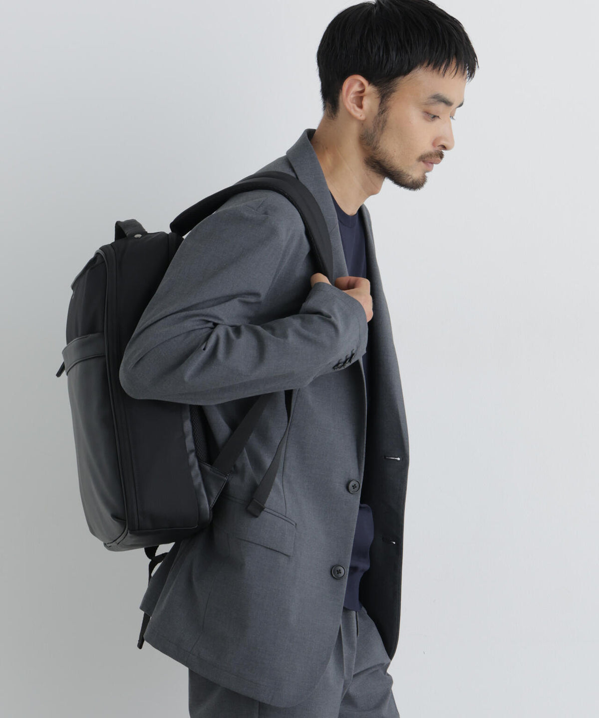 【ストレッチ/マシンウォッシャブル】「Damerino」ウールライクトロストレッチセットアップ/WASHABLE 6686218201