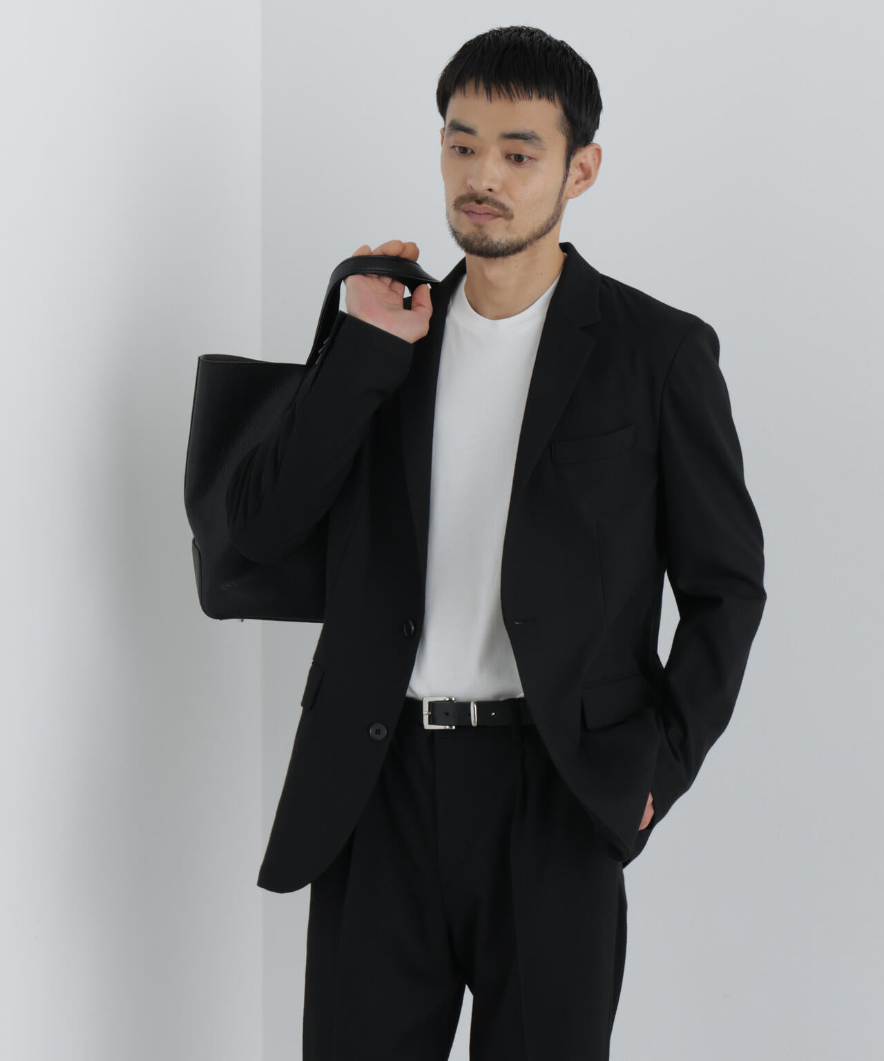 【大人気セットアップ】「Damerino」 T/Rスラブストレッチセットアップ/WASHABLE 6686218202