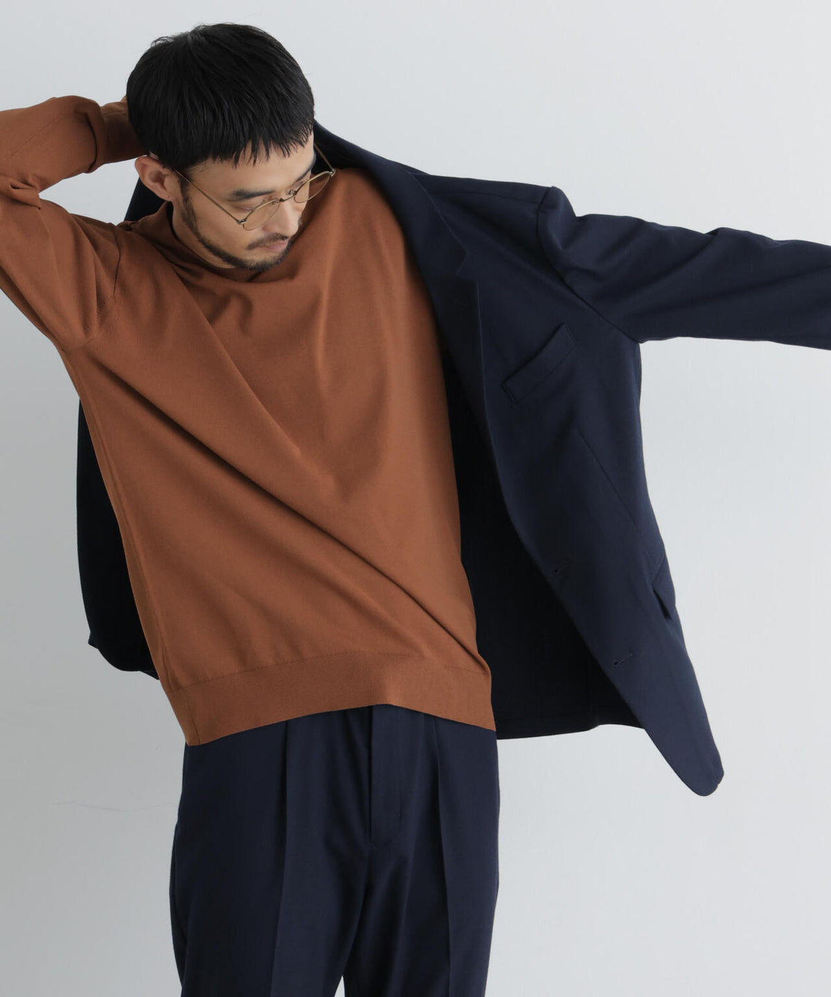 【大人気セットアップ】「Damerino」 T/Rスラブストレッチセットアップ/WASHABLE 6686218202