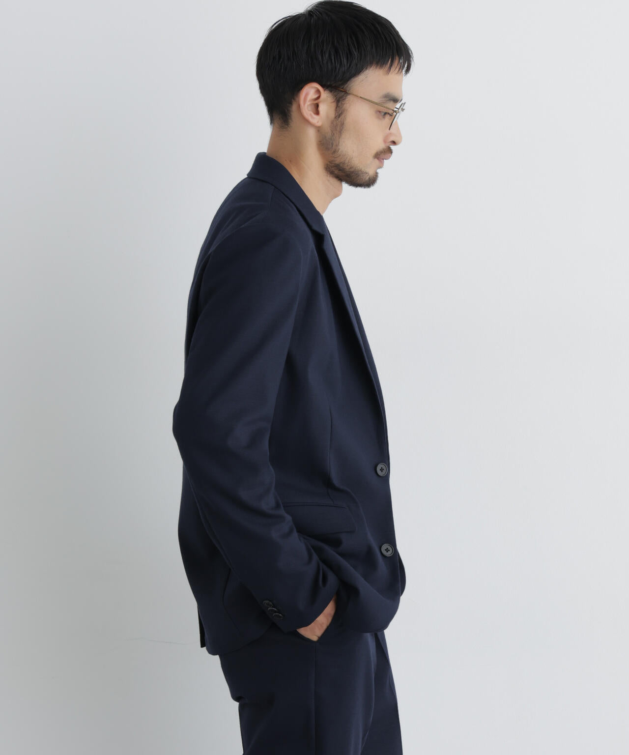【大人気セットアップ】「Damerino」 T/Rスラブストレッチセットアップ/WASHABLE 6686218202