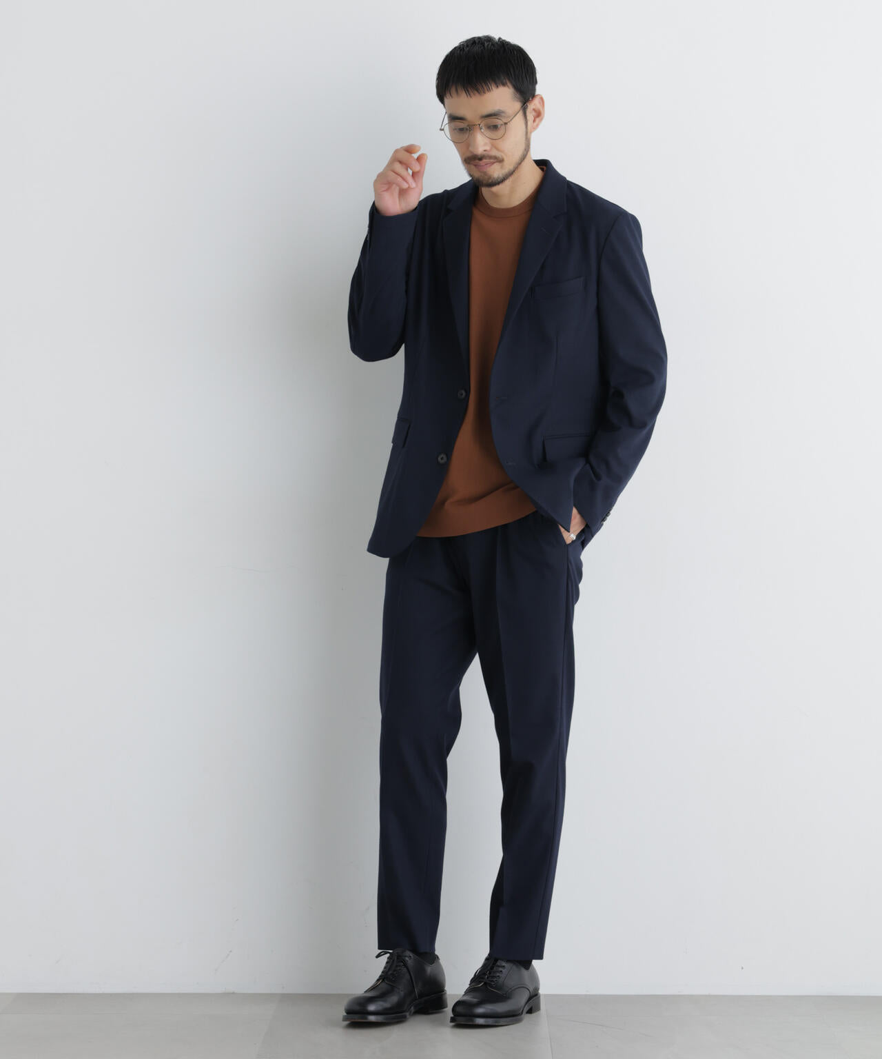【大人気セットアップ】「Damerino」 T/Rスラブストレッチセットアップ/WASHABLE 6686218202