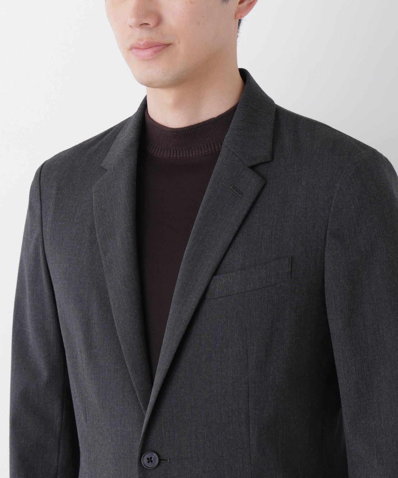 【大人気セットアップ】「Damerino」CARREMAN T/R ピンヘッドストレッチセットアップ/形態安定 6686218205