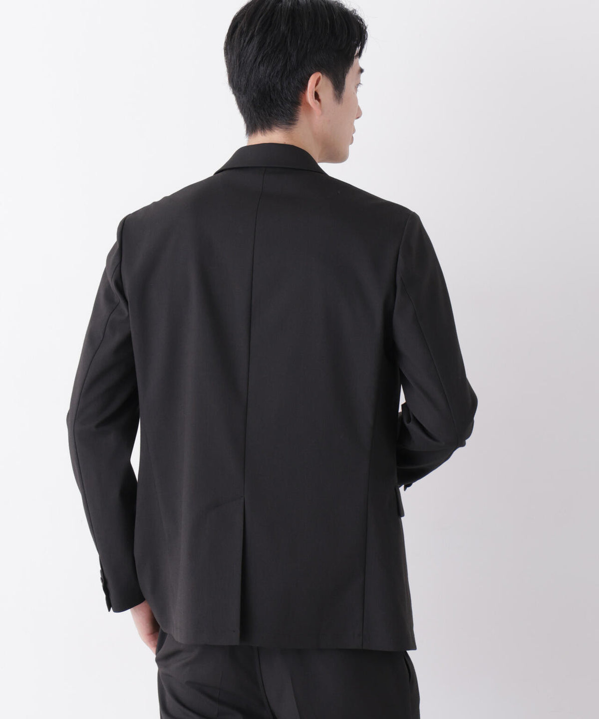 【形態安定】「Damerino」CARREMAN T/R ピンヘッドストレッチセットアップ 6686218205