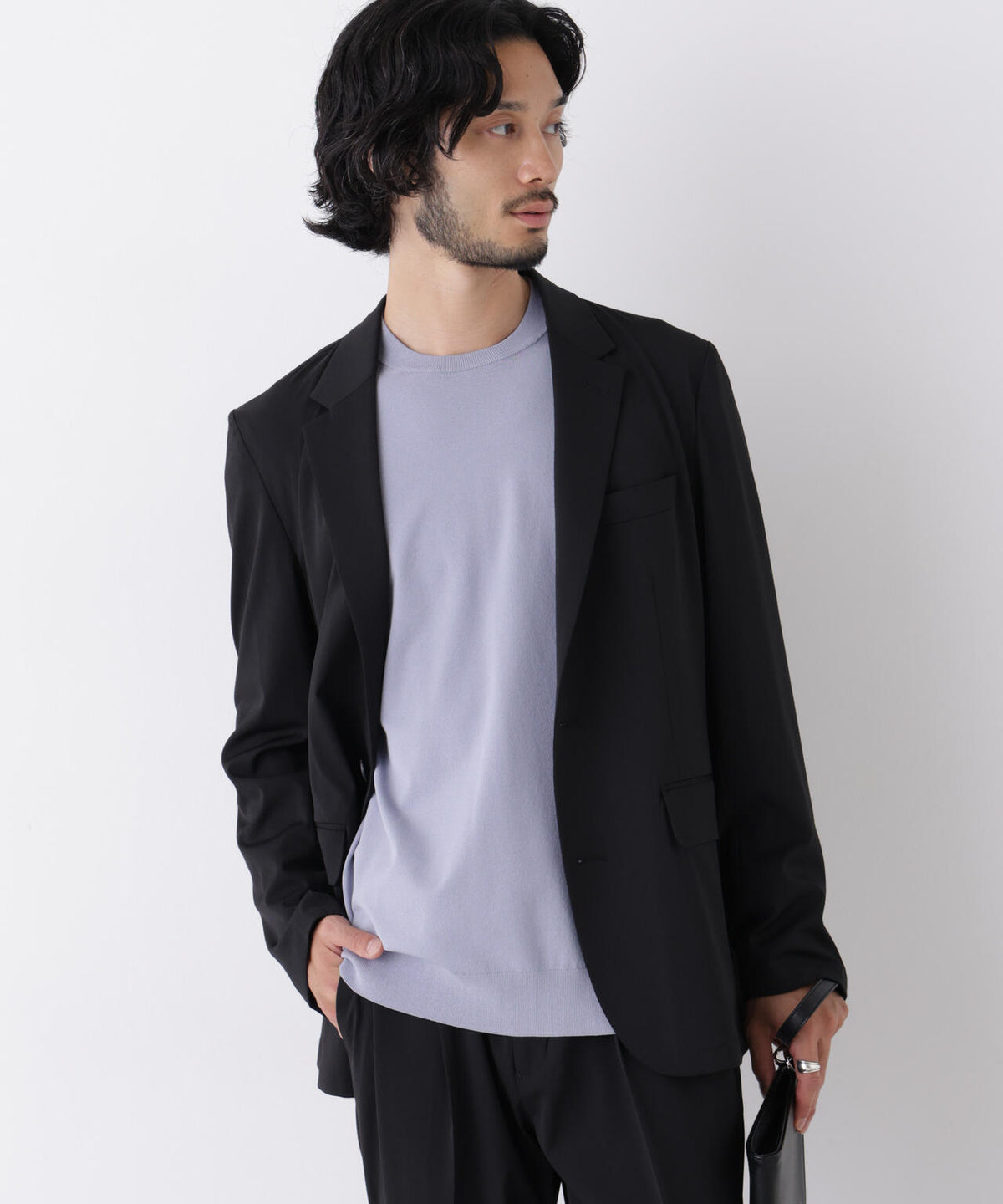 【オールシーズン対応可能】「Damerino」T/R パウダリー2WAYストレッチセットアップ 6686218207