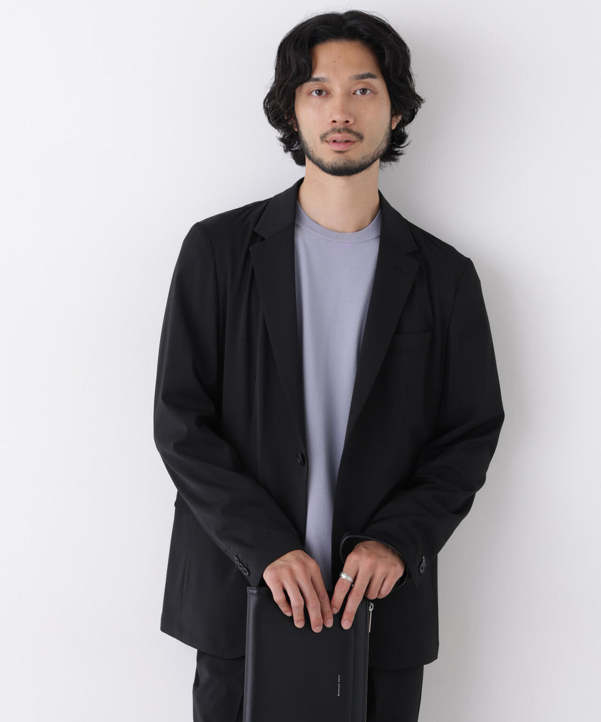 【オールシーズン対応可能】「Damerino」T/R パウダリー2WAYストレッチセットアップ 6686218207