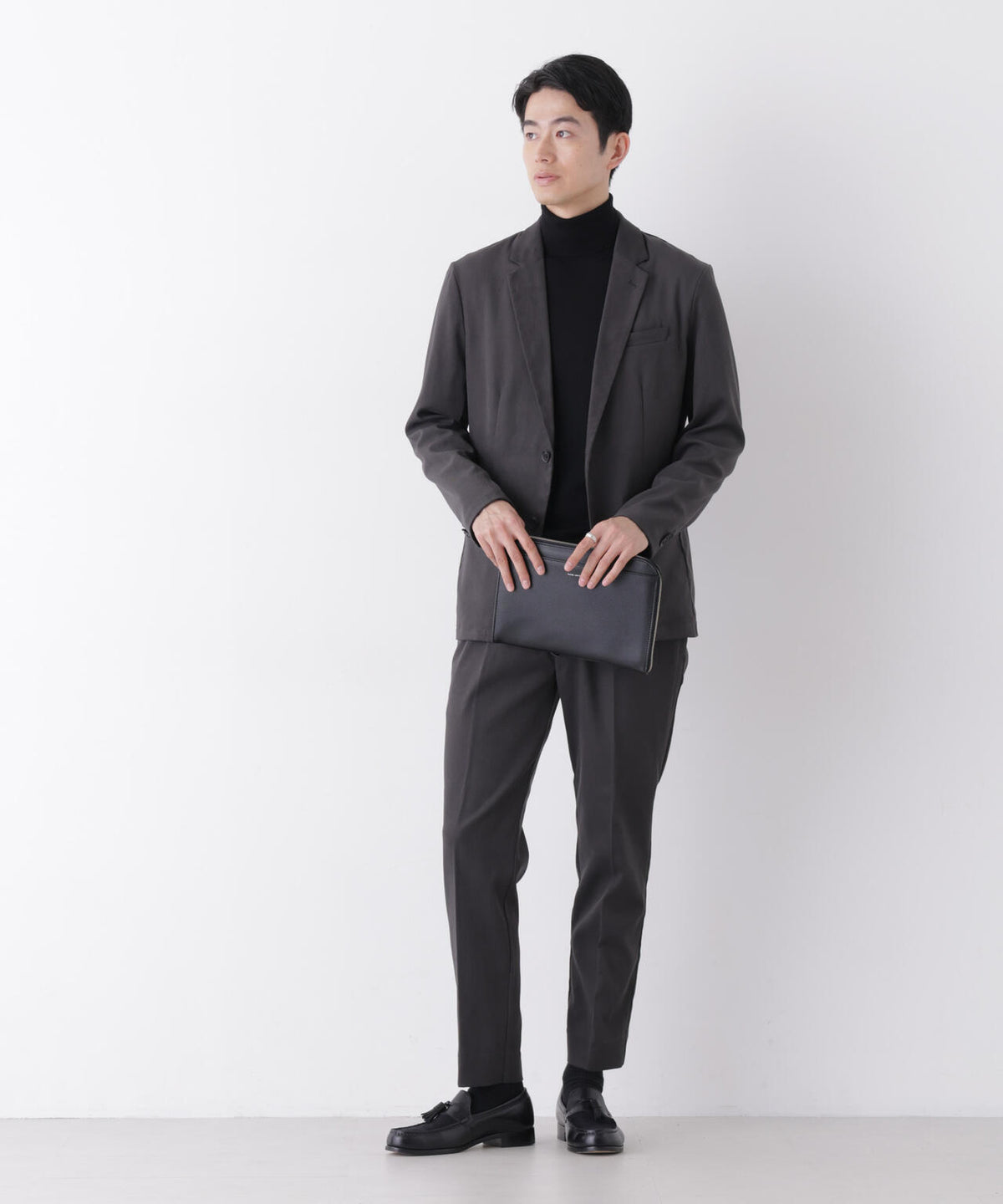 【防シワ/ストレッチ】「DamerinoPack」JetSetterウォームツイルセットアップ 6686218210