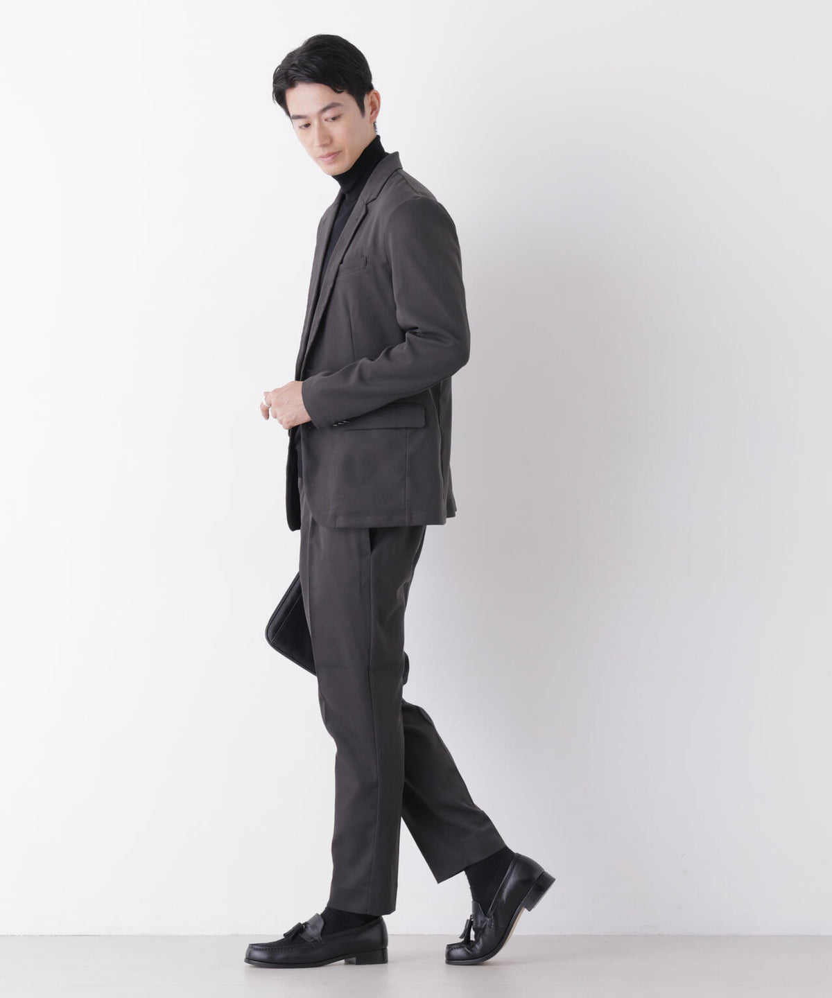 【防シワ/ストレッチ】「DamerinoPack」JetSetterウォームツイルセットアップ 6686218210