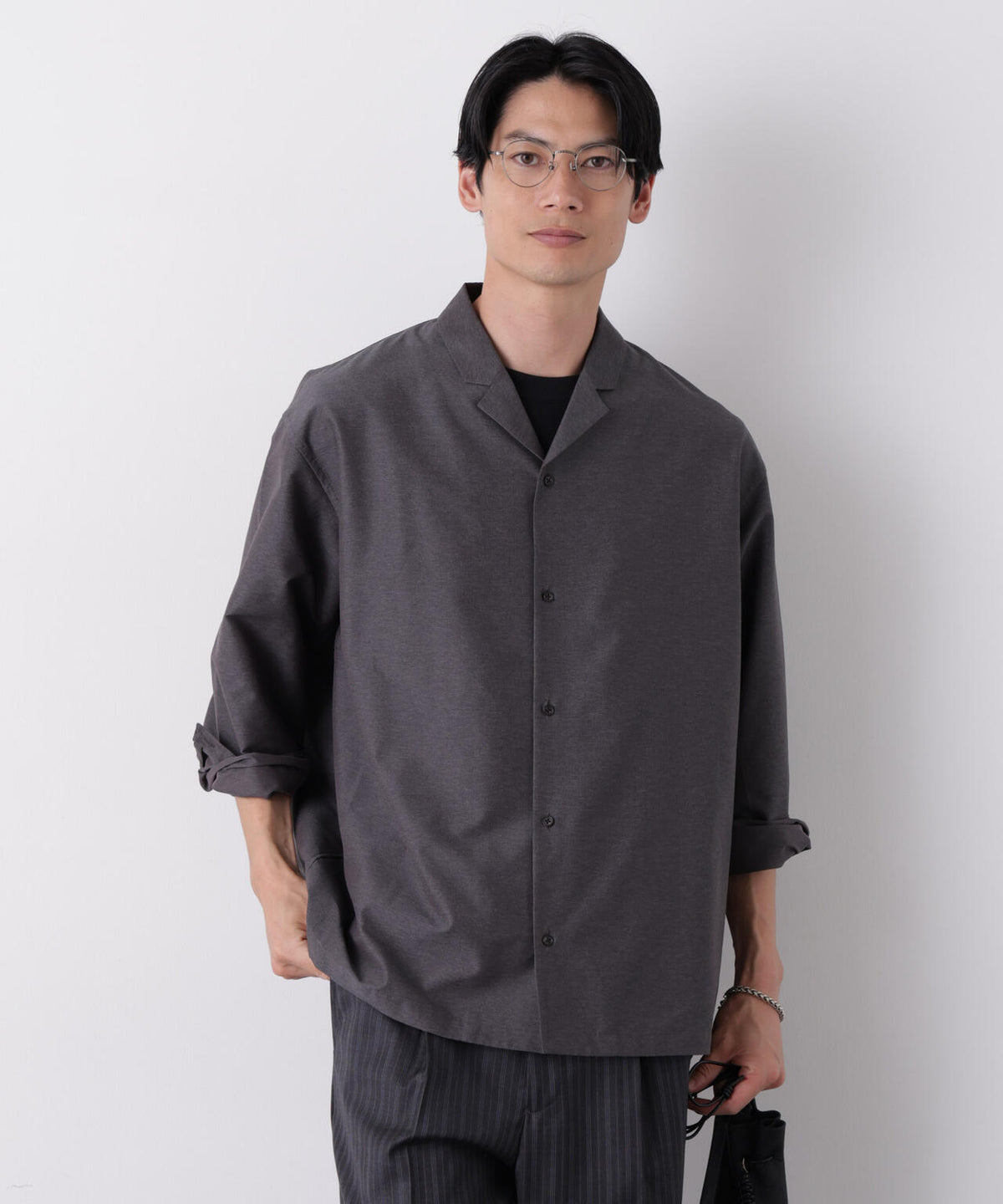 0 ZERO LAYER 9分丈 シャツジャケット(セットアップ可) 6686220201