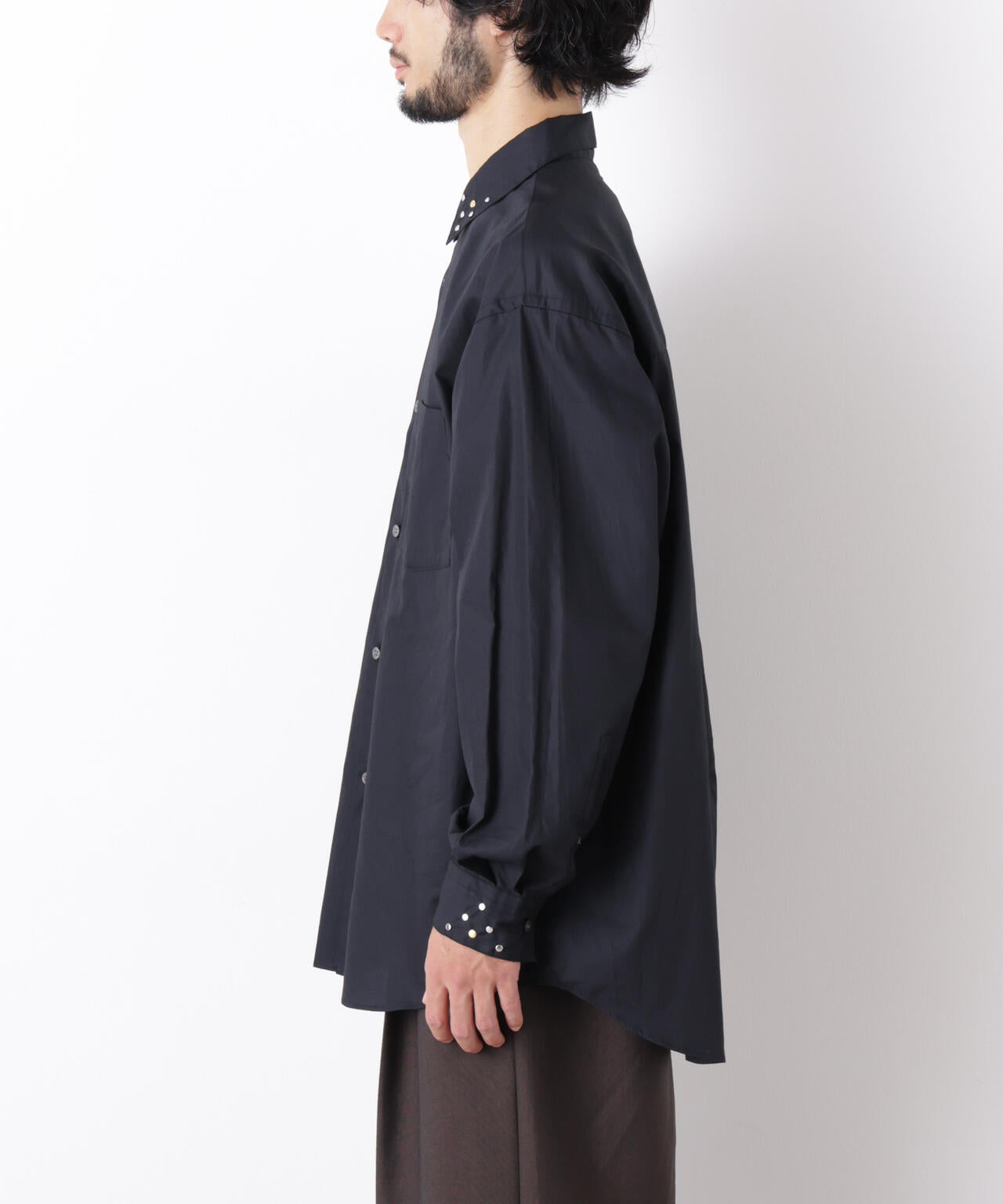 「ASSEMBLANC」 スタッズシャツ 6686220202
