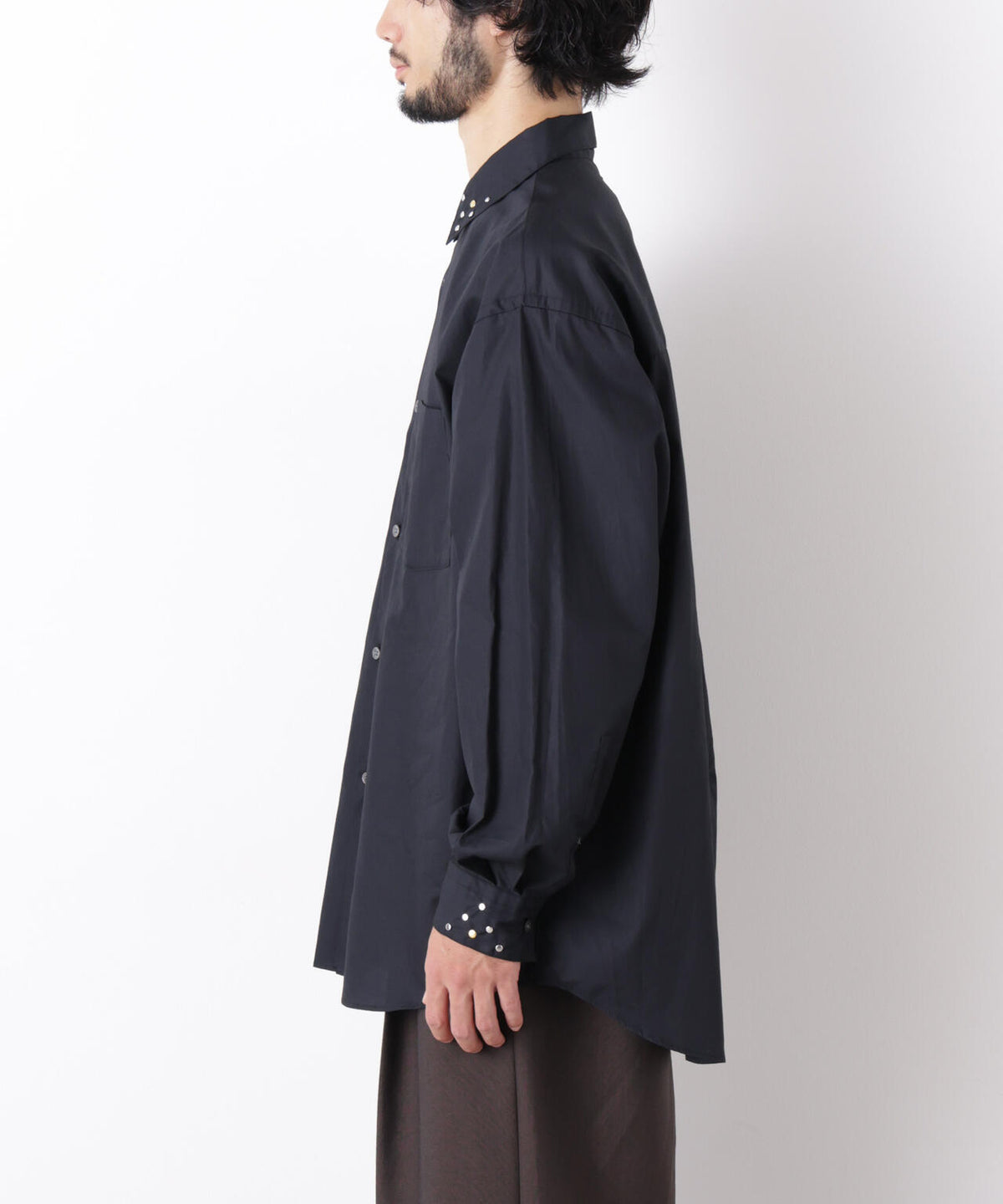 「ASSEMBLANC」 スタッズシャツ 6686220202