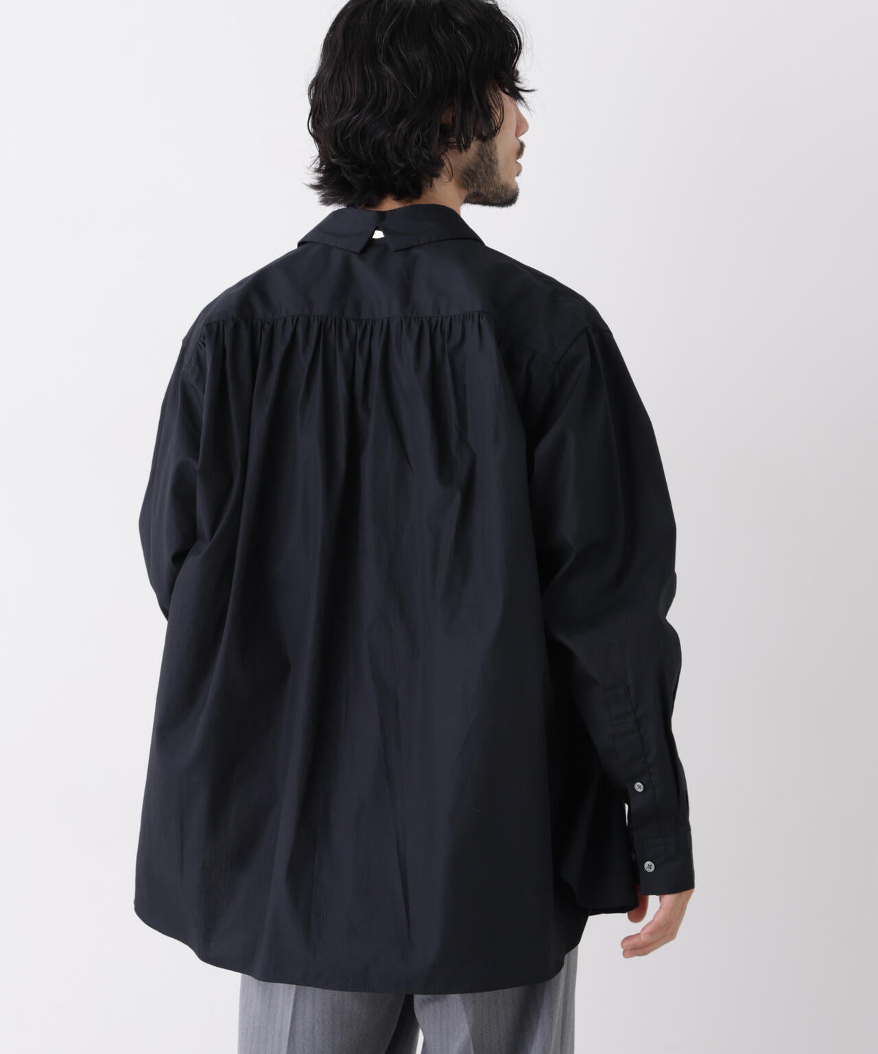 「ASSEMBLANC」Wrinkleワイヤーワッシャーシャツ 6686220211