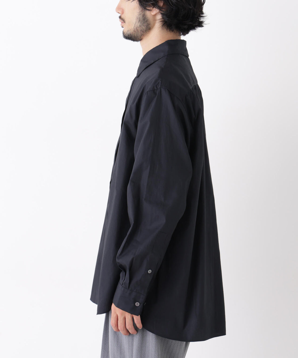 「ASSEMBLANC」Wrinkleワイヤーワッシャーシャツ 6686220211