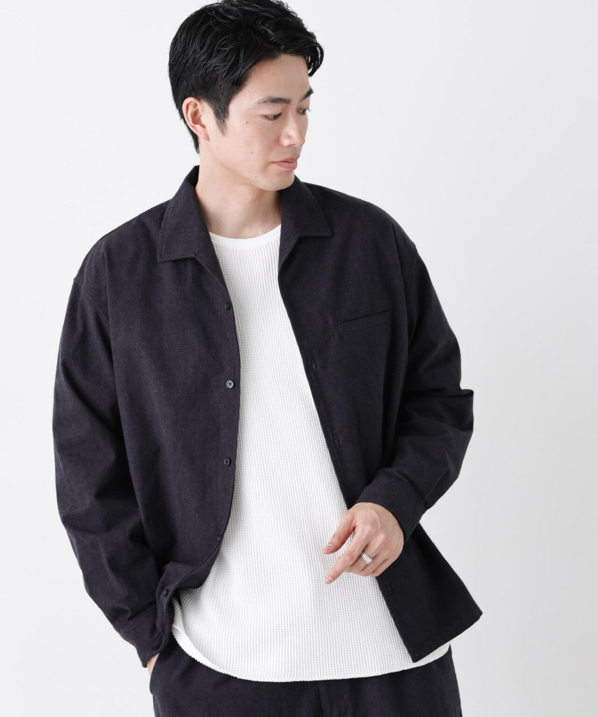 ソフトフランネルシャツ 6686220216