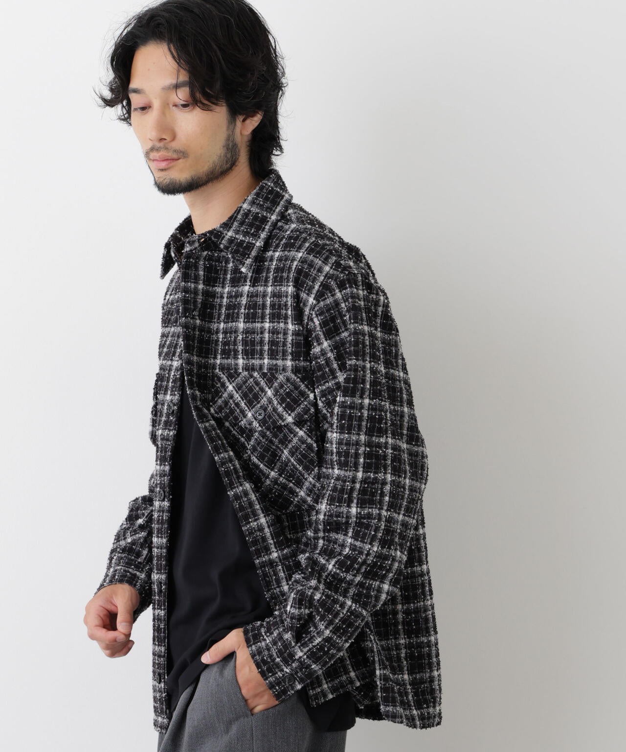 グレインネップCPOシャツ 6686220218