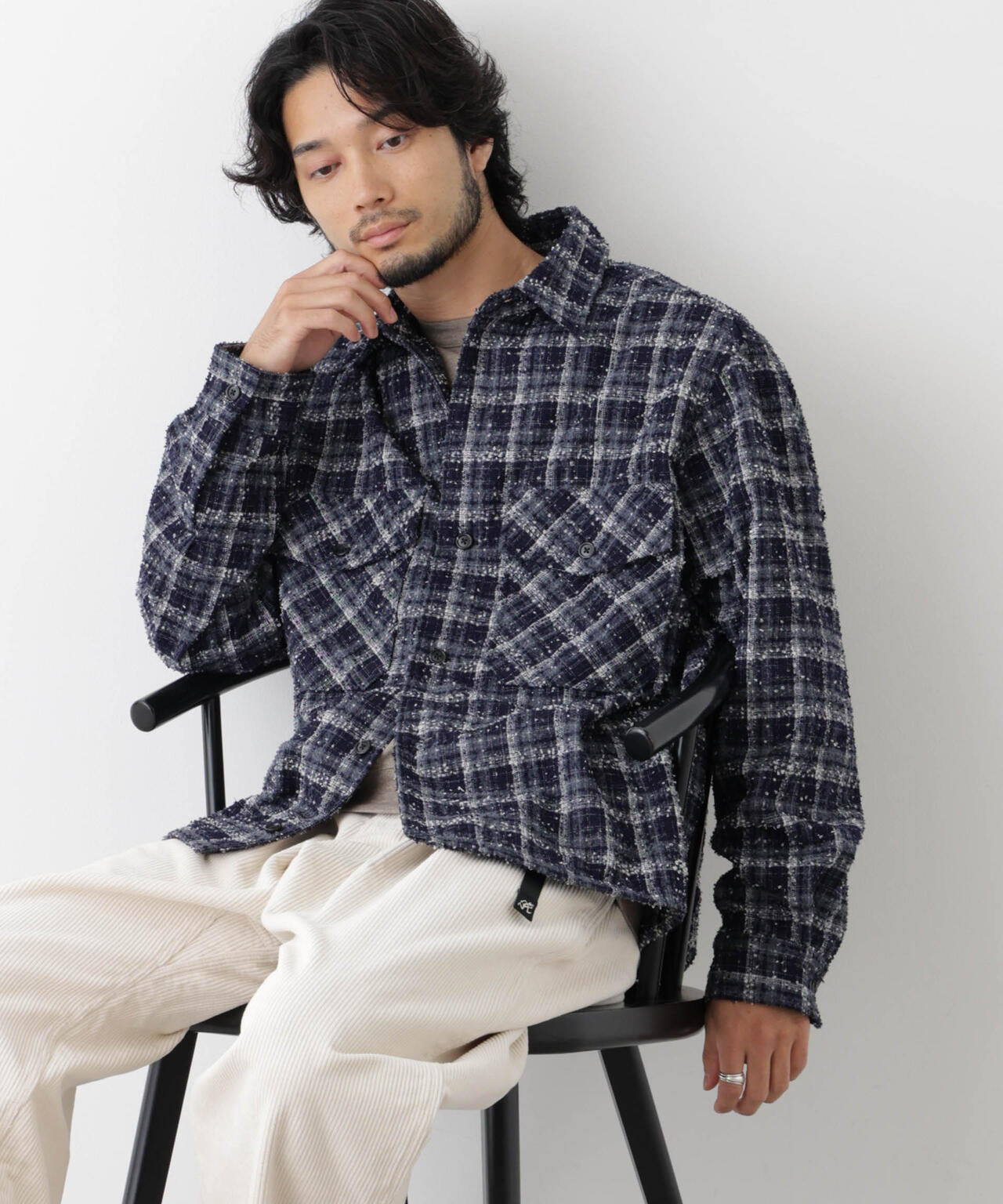 グレインネップCPOシャツ 6686220218