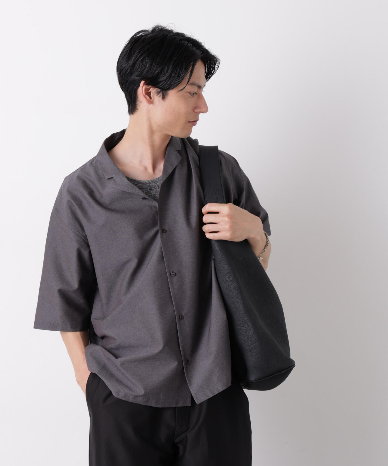 0 ZERO LAYER オープンカラーシャツ(セットアップ可) 6686221206