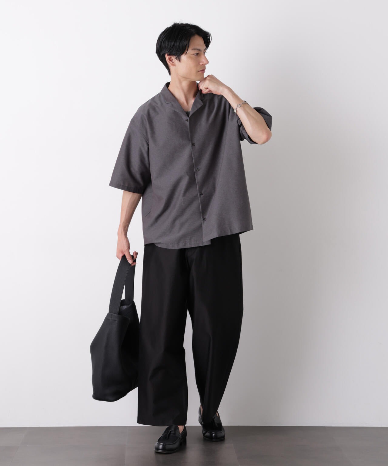 0 ZERO LAYER オープンカラーシャツ(セットアップ可) 6686221206