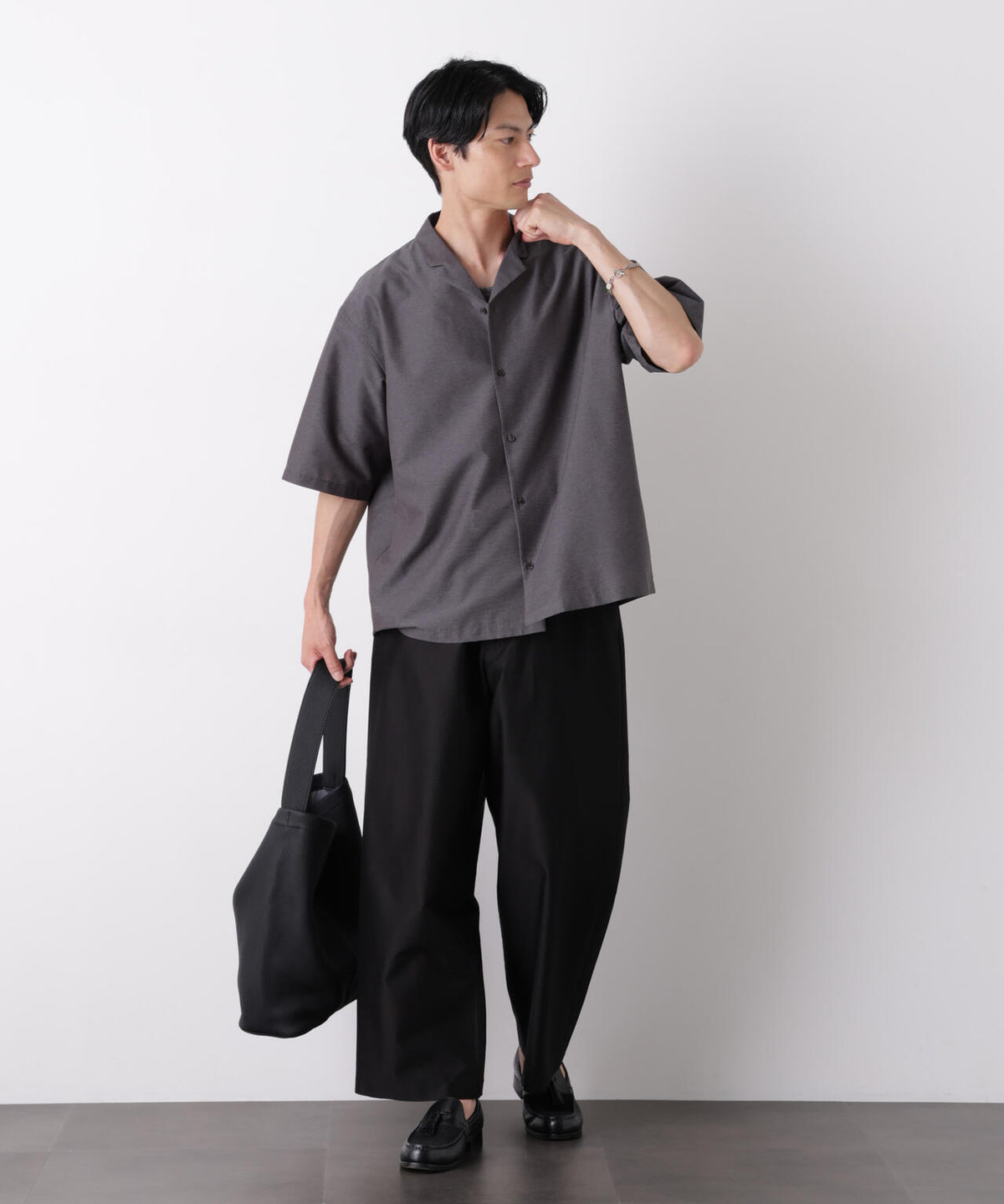 0 ZERO LAYER オープンカラーシャツ(セットアップ可) 6686221206