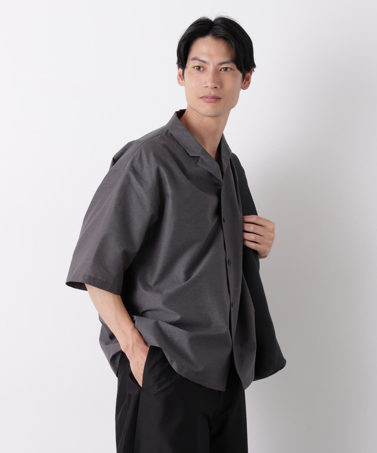 0 ZERO LAYER オープンカラーシャツ(セットアップ可) 6686221206
