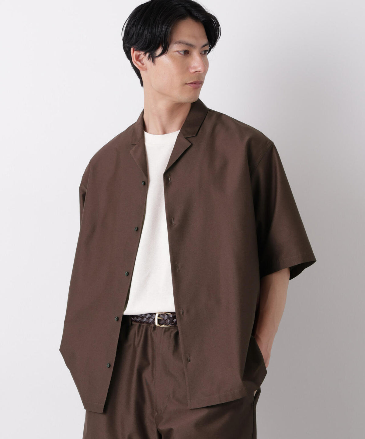 0 ZERO LAYER オープンカラーシャツ(セットアップ可) 6686221206