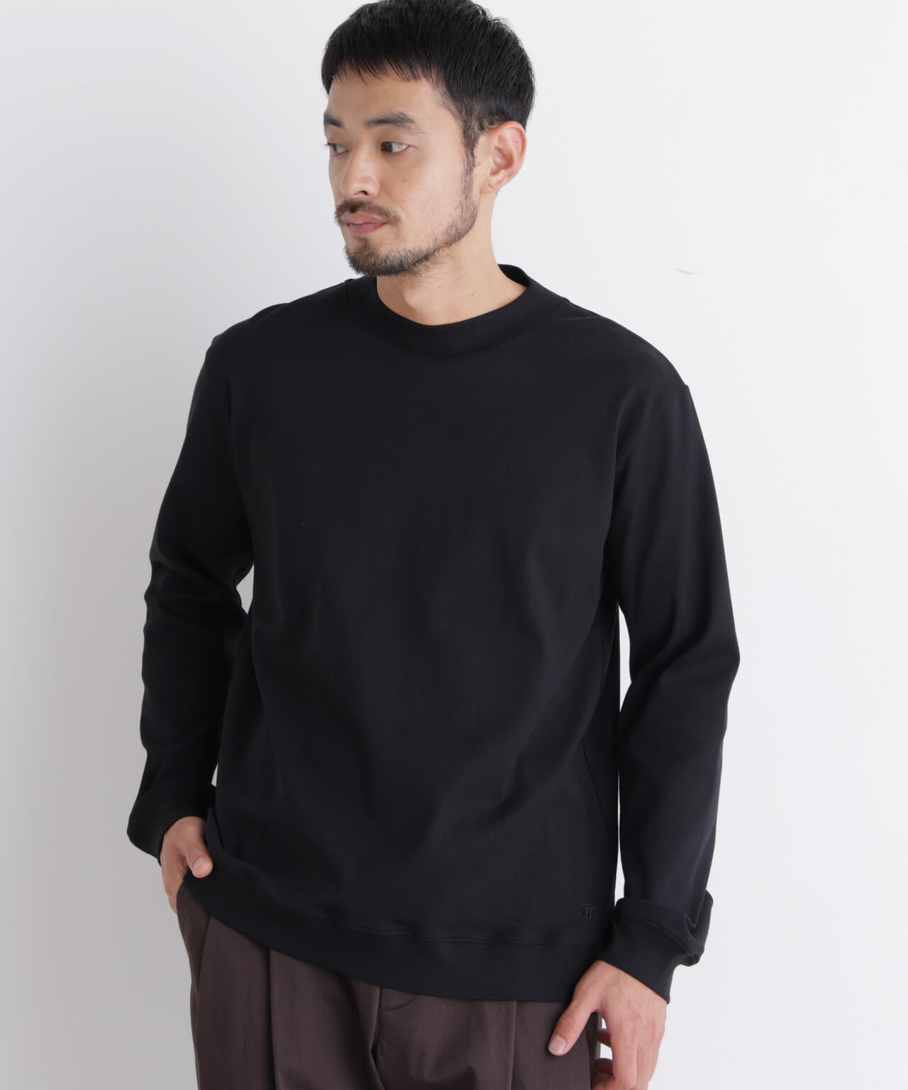 「FORMAL JERSEY」モックネックカットソー長袖 6686223205