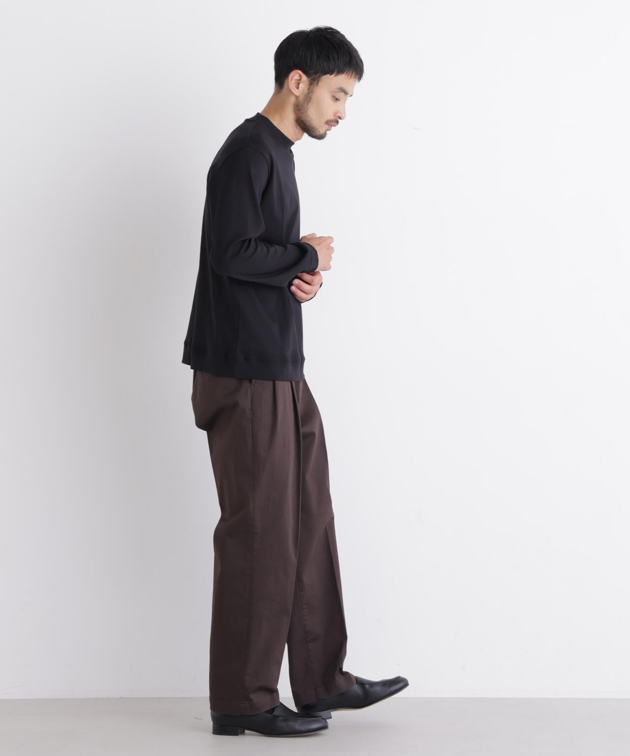 「FORMAL JERSEY」モックネックカットソー長袖 6686223205