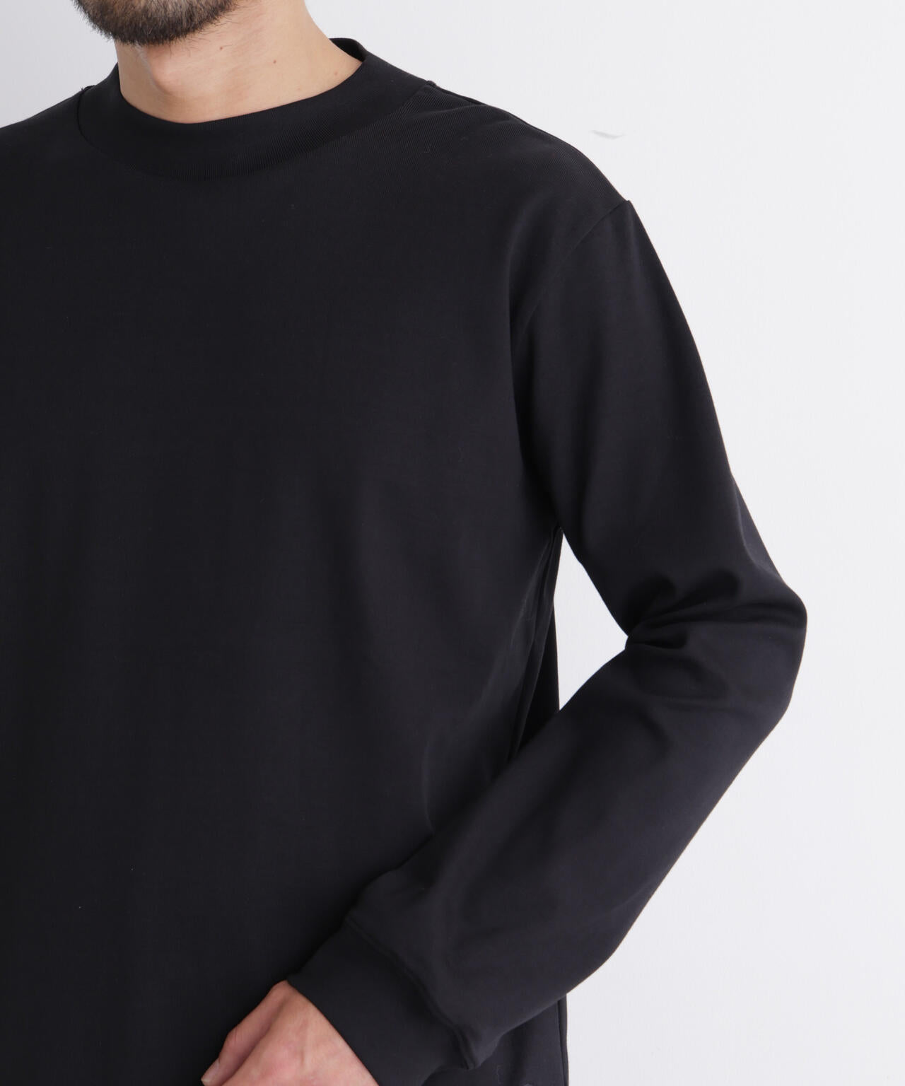 「FORMAL JERSEY」モックネックカットソー長袖 6686223205