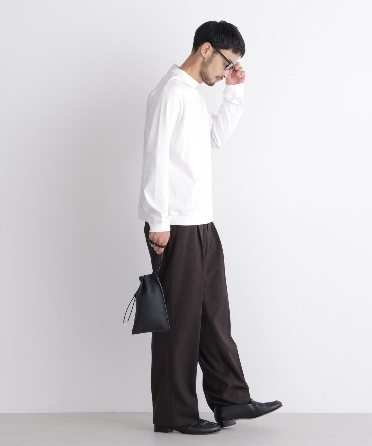 「FORMAL JERSEY」モックネックカットソー長袖 6686223205