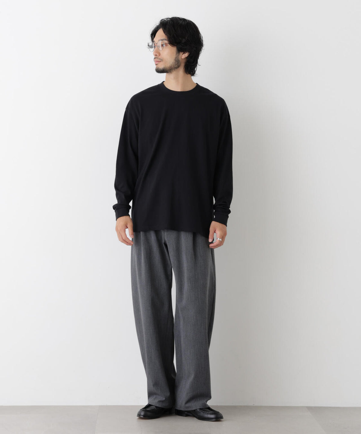 Anti Soaked(R) 汗染み防止 ビッグTシャツ 長袖 6686223222