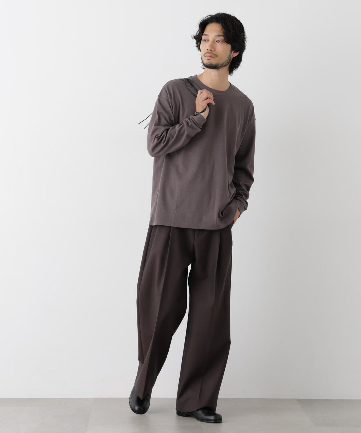 Anti Soaked(R) 汗染み防止 ビッグTシャツ 長袖 6686223222