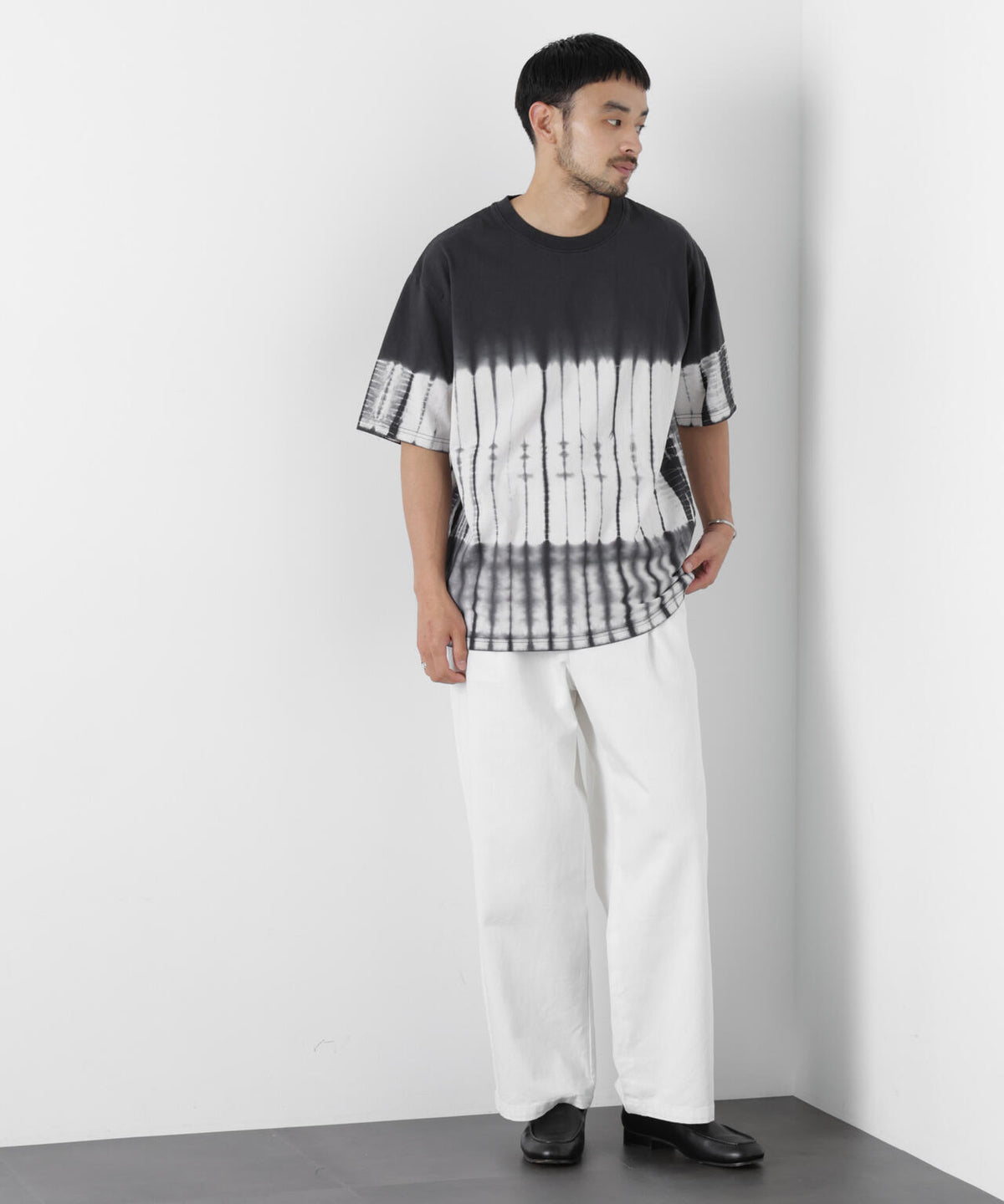 ブラックタイダイTシャツ 6686224202