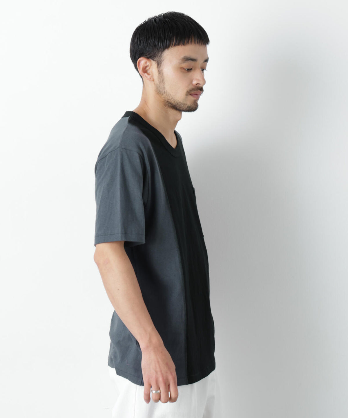 Raffy Cotton Jersey_切替Tシャツ 6686224203