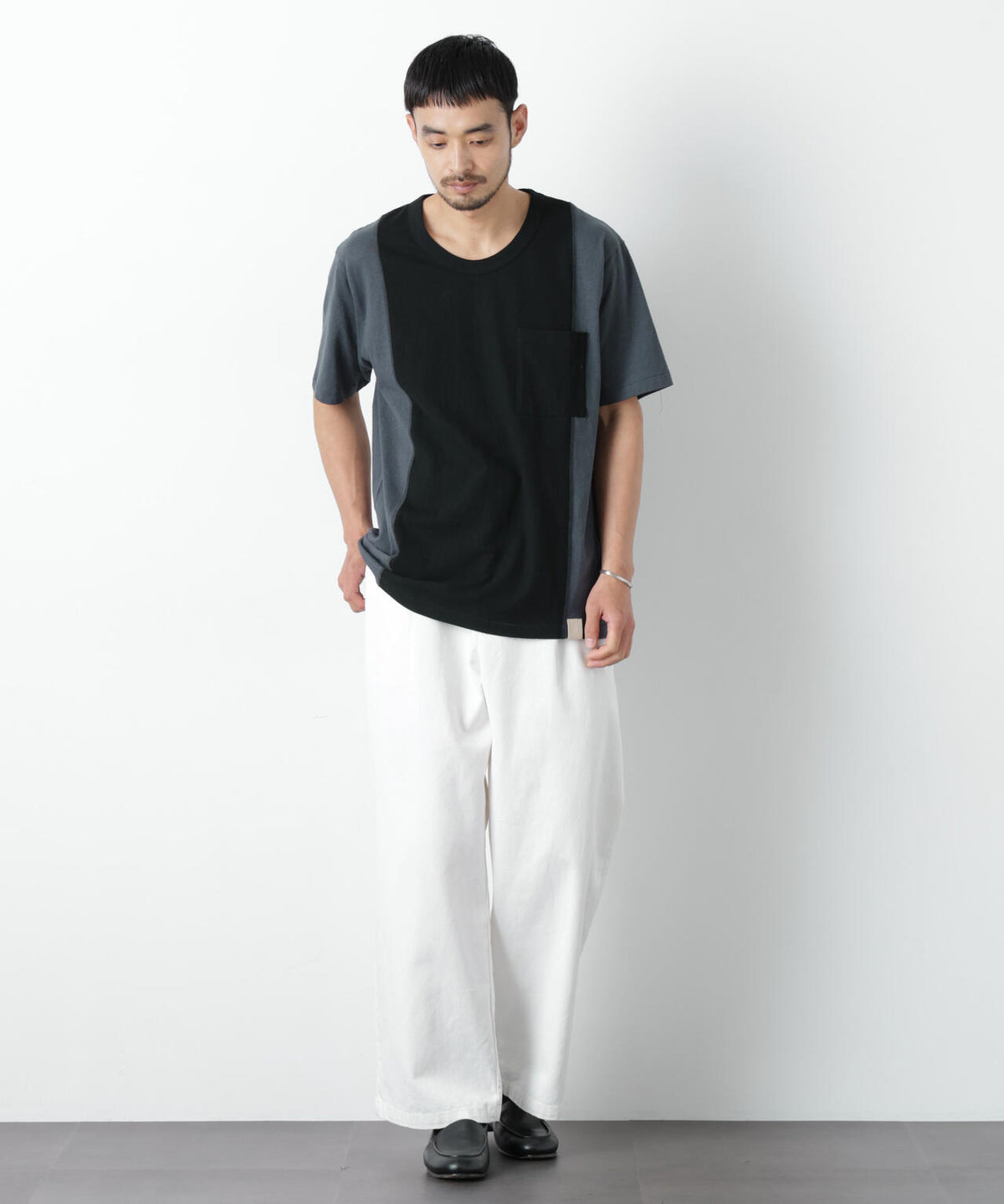 Raffy Cotton Jersey_切替Tシャツ 6686224203