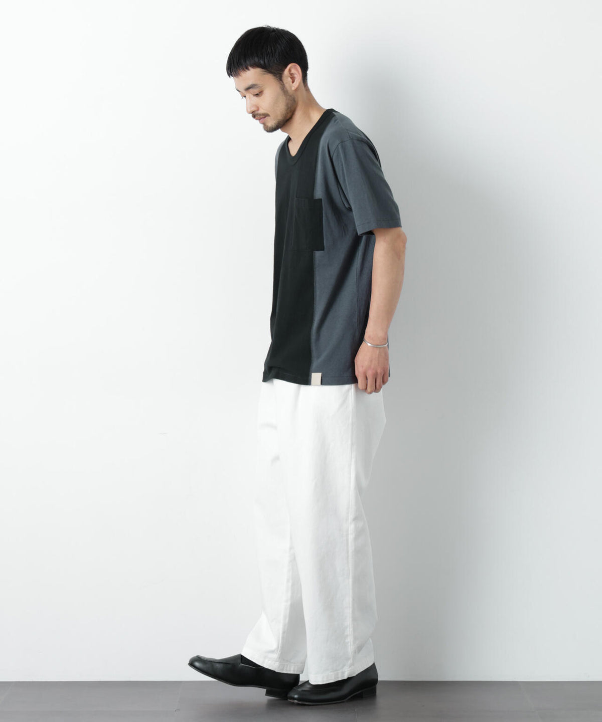 Raffy Cotton Jersey_切替Tシャツ 6686224203