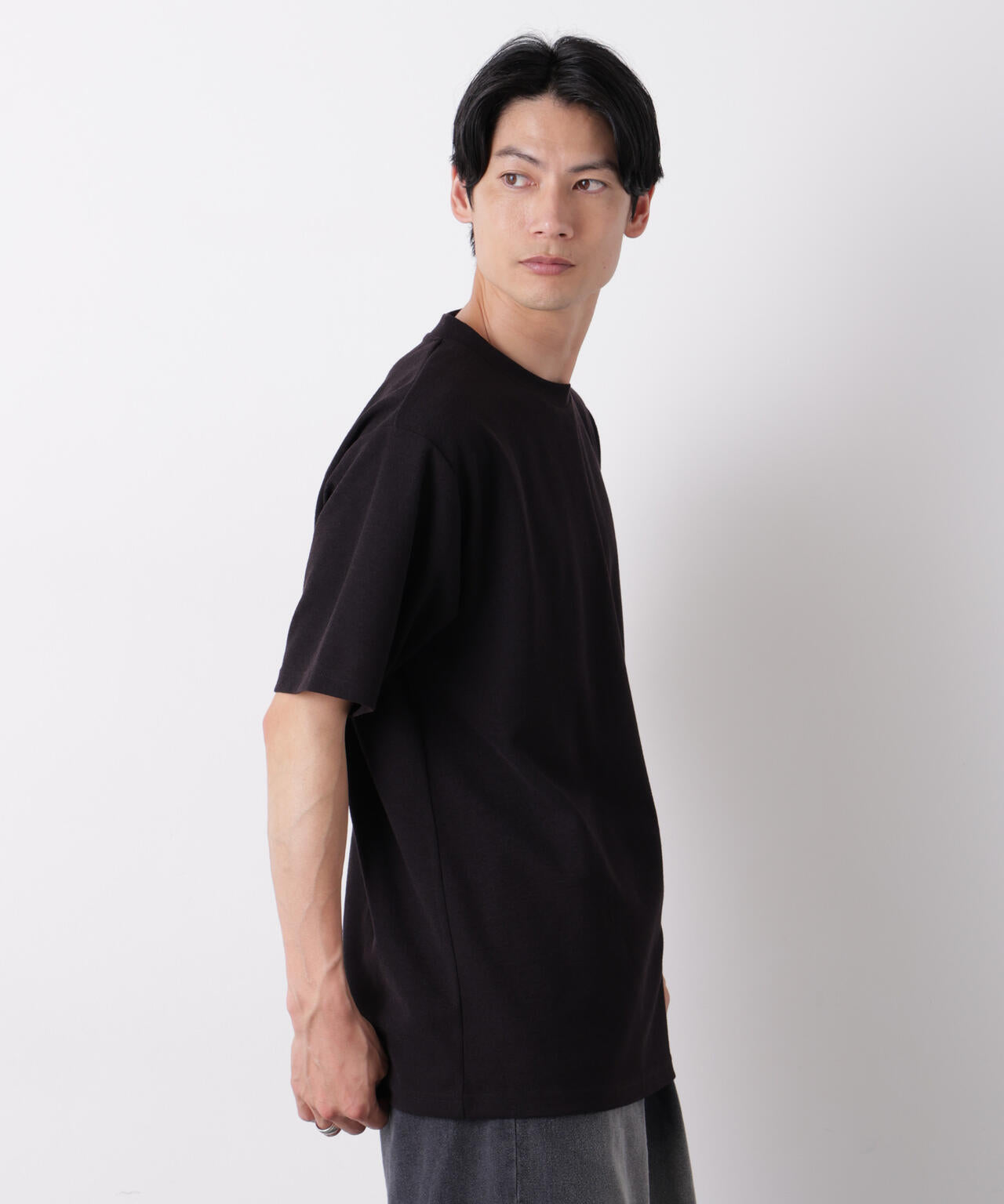 マイクロパイル クルーネックTシャツ 吸水速乾(セットアップ可) 6686224210