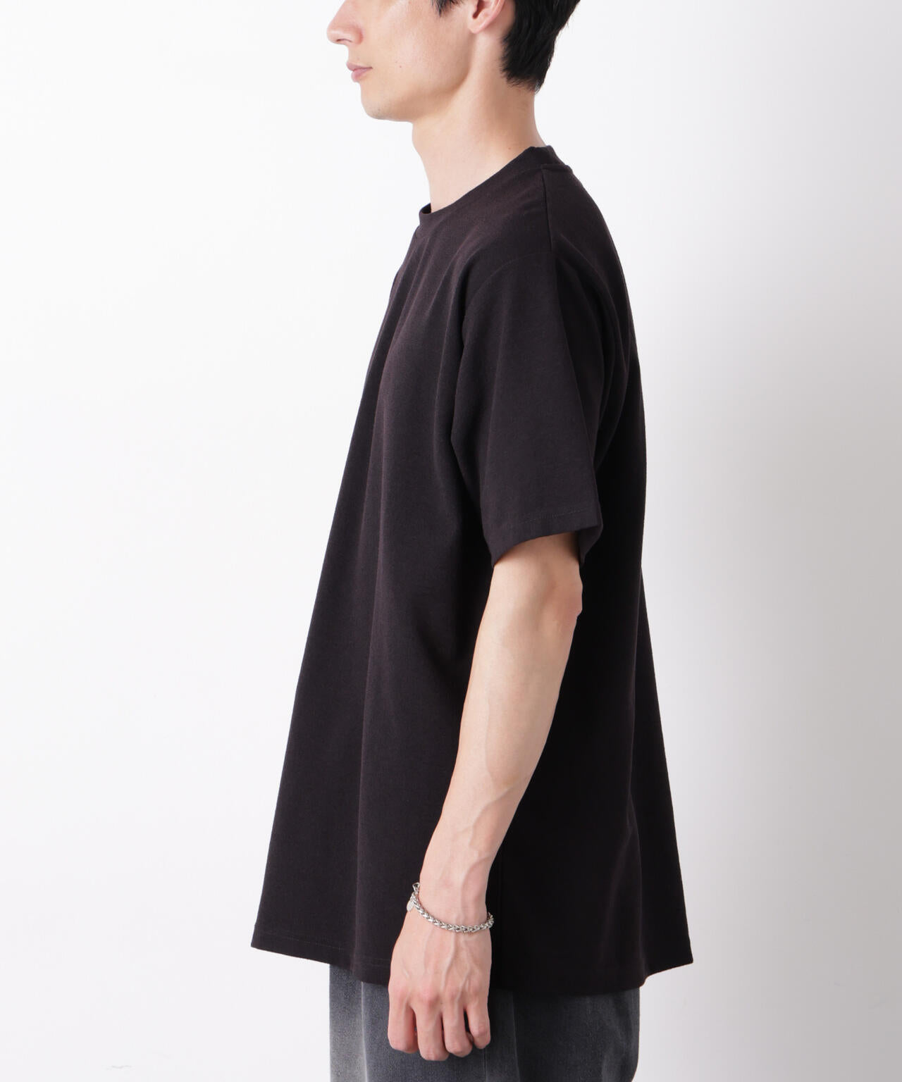 マイクロパイル クルーネックTシャツ 吸水速乾(セットアップ可) 6686224210
