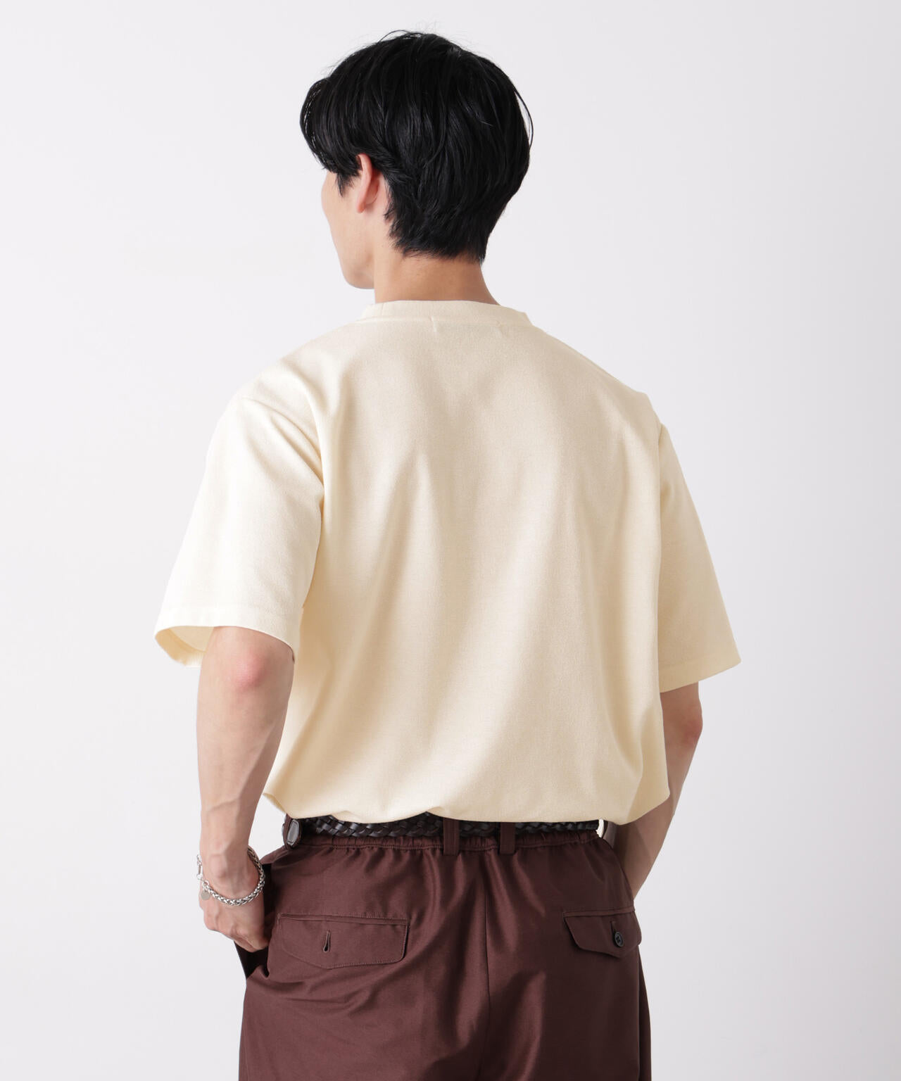 マイクロパイル クルーネックTシャツ 吸水速乾(セットアップ可) 6686224210
