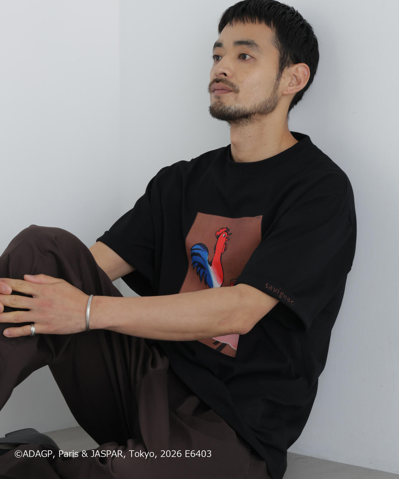 「OtoNANO」×SAVIGNAC プリントTシャツ 6686224216