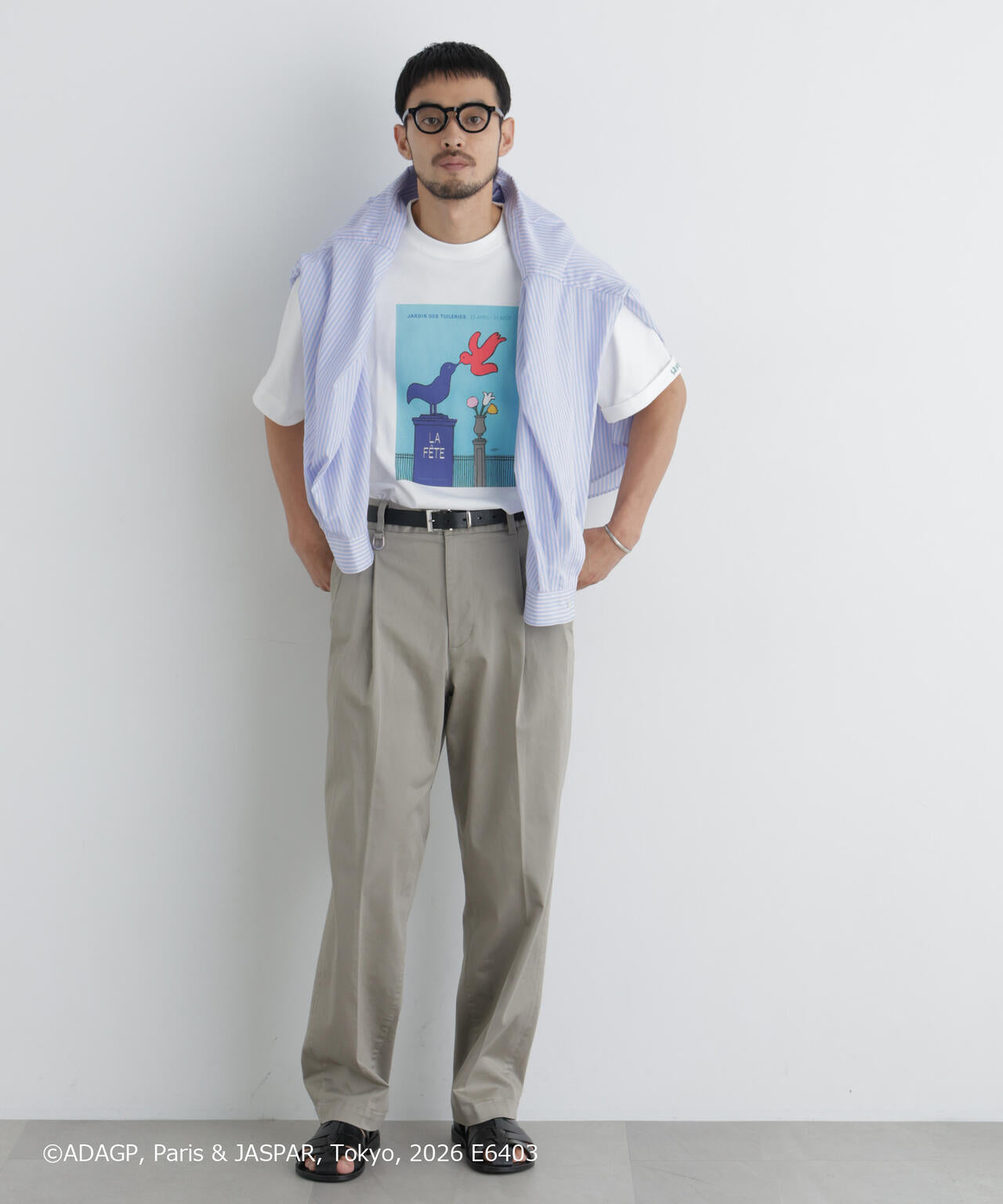 「OtoNANO」×SAVIGNAC プリントTシャツ 6686224216