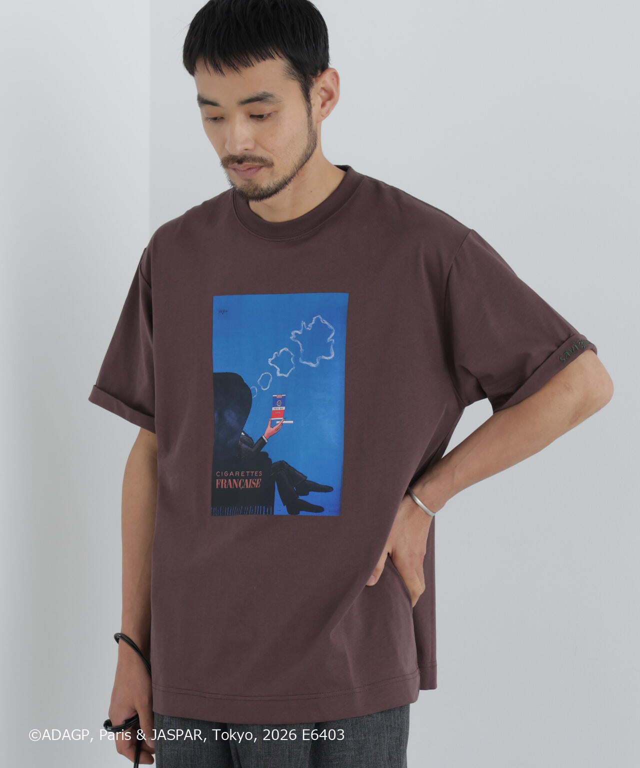 「OtoNANO」×SAVIGNAC プリントTシャツ 6686224216