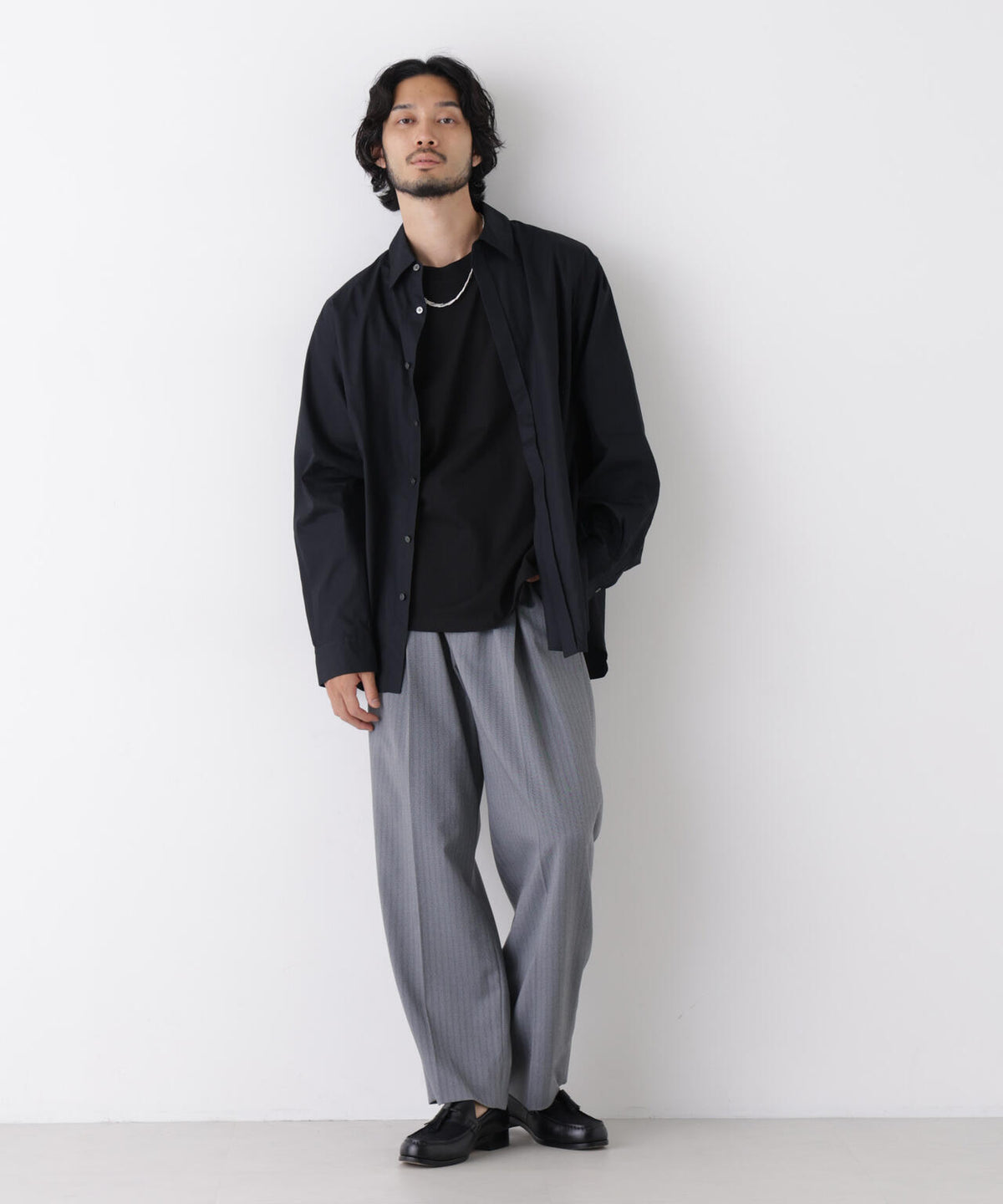 「OtoNANO」 ヘリンボンワイドイージースラックス 6686227204