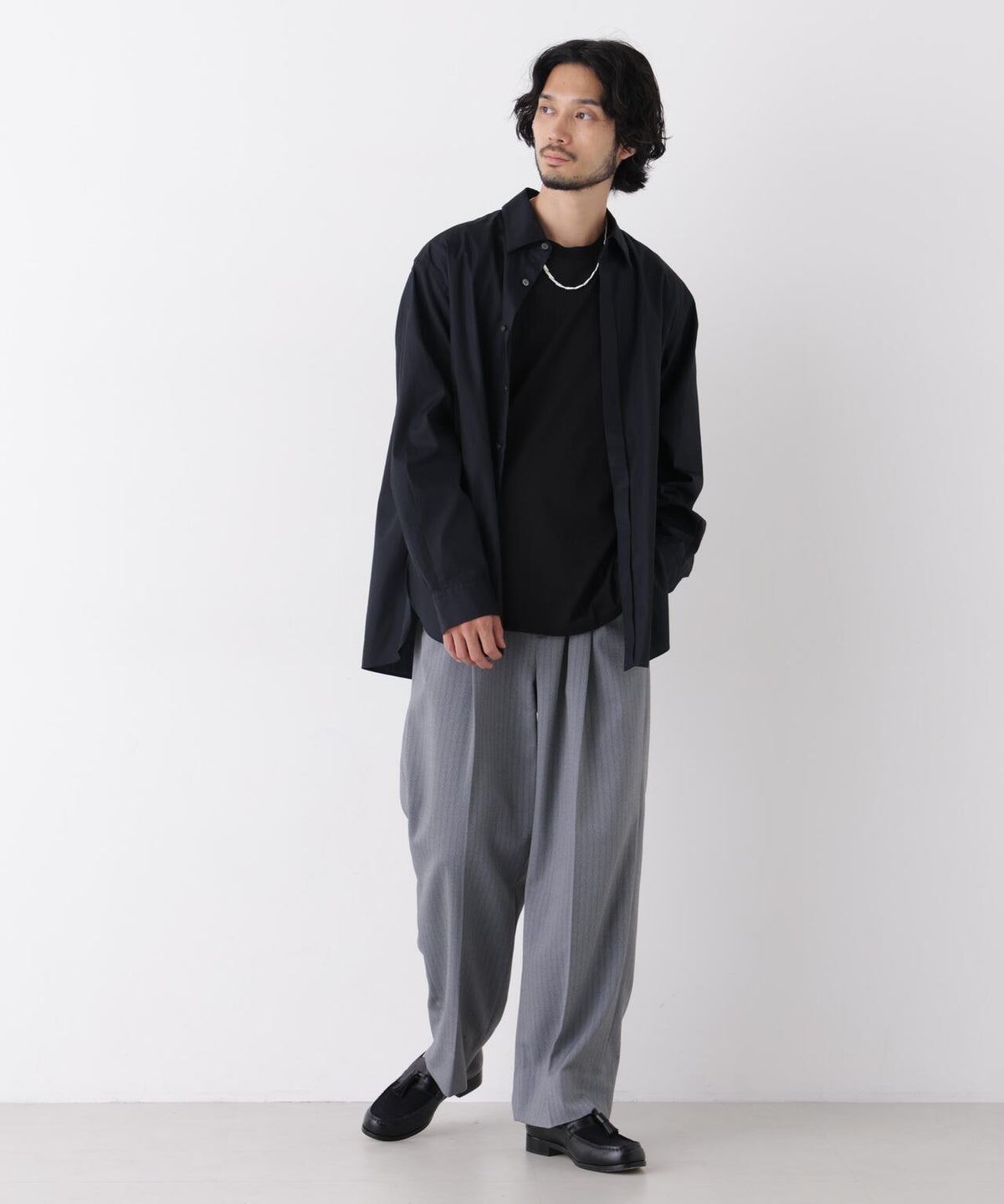 「OtoNANO」 ヘリンボンワイドイージースラックス 6686227204