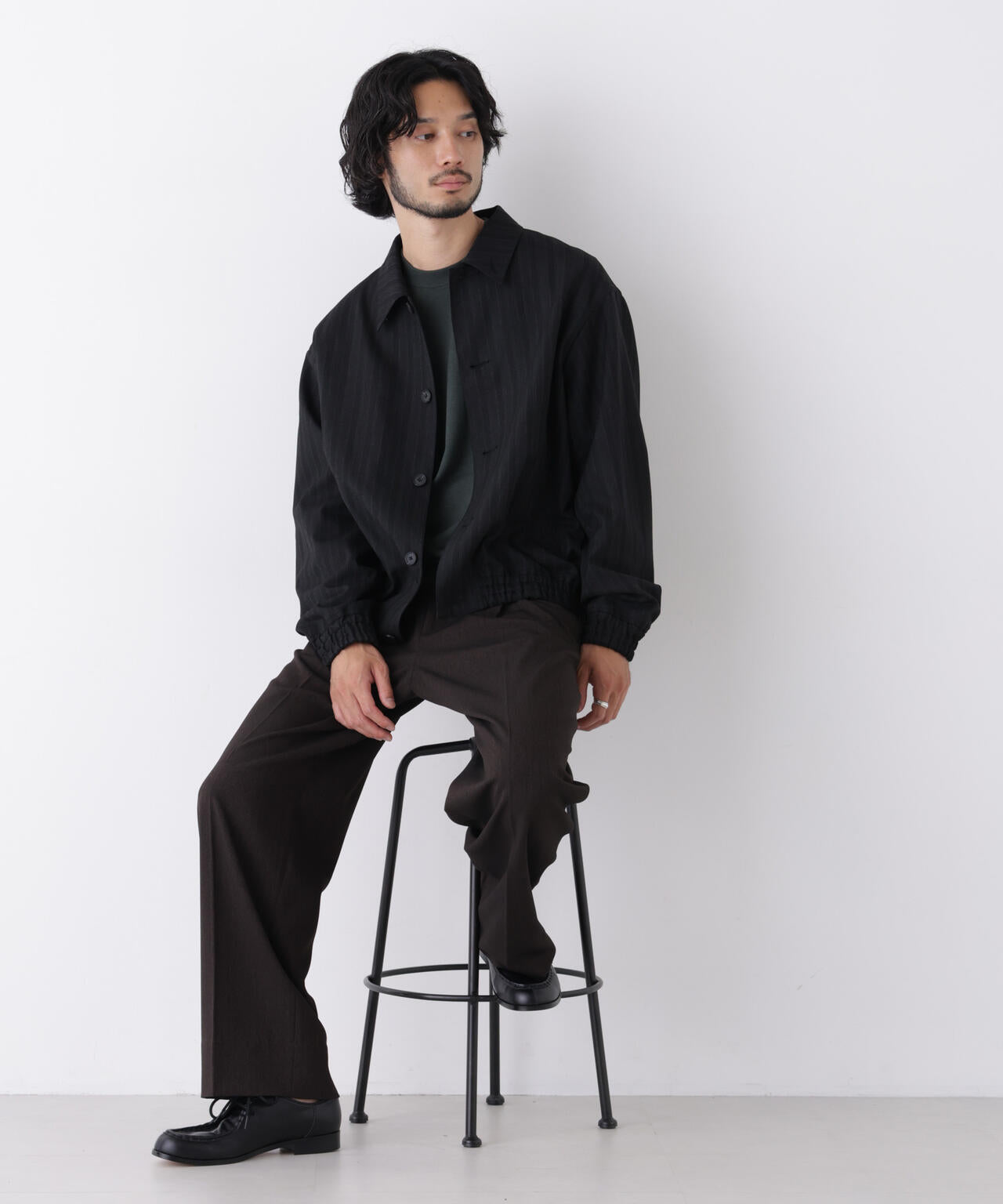 「OtoNANO」 ヘリンボンワイドイージースラックス 6686227204
