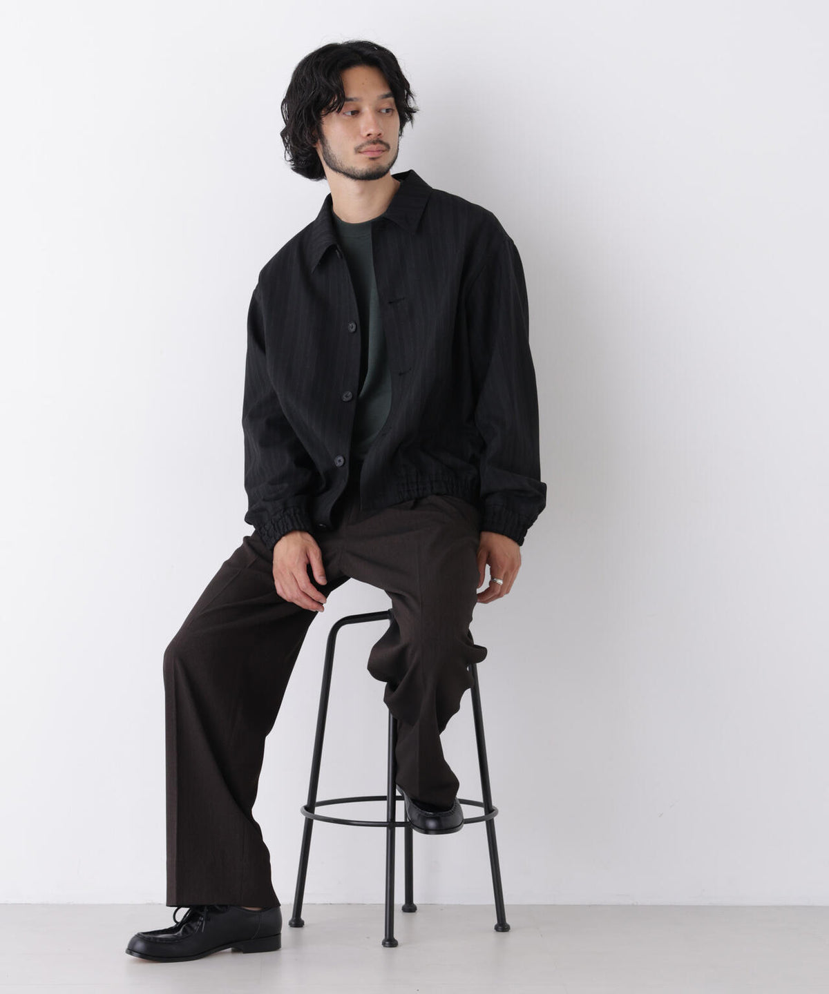 「OtoNANO」 ヘリンボンワイドイージースラックス 6686227204