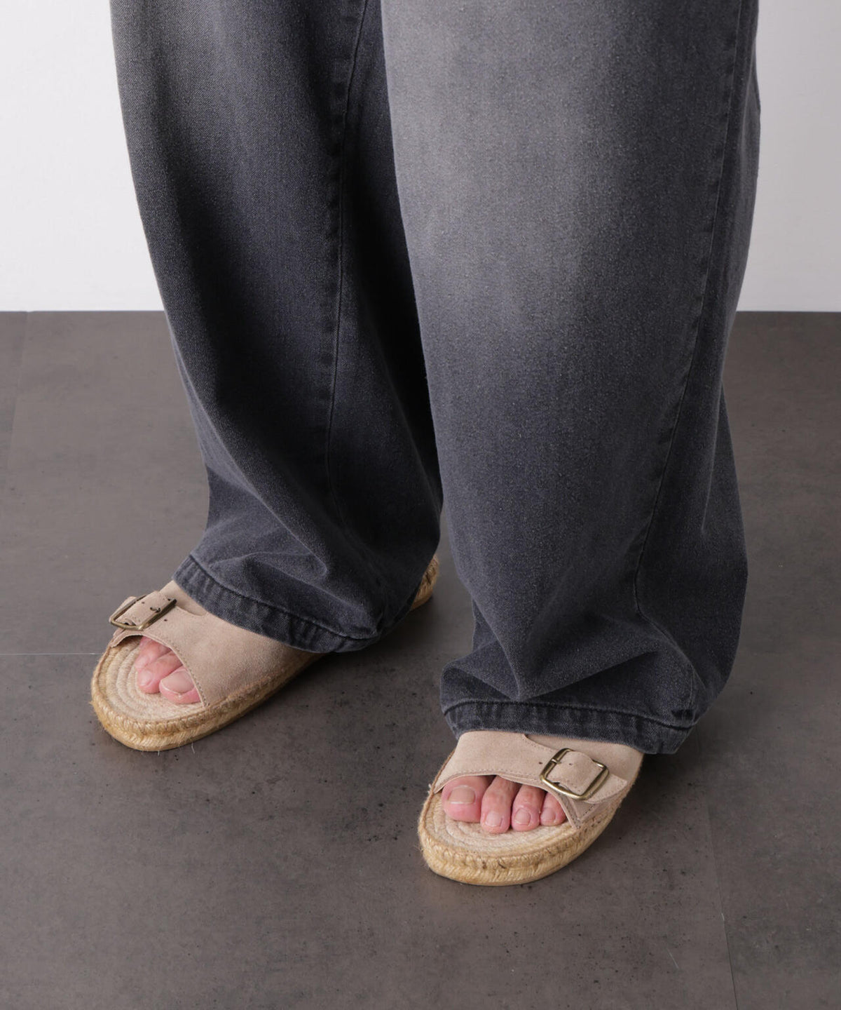 COOLLY DENIM ワイドイージーパンツ(接触冷感) 6686227205