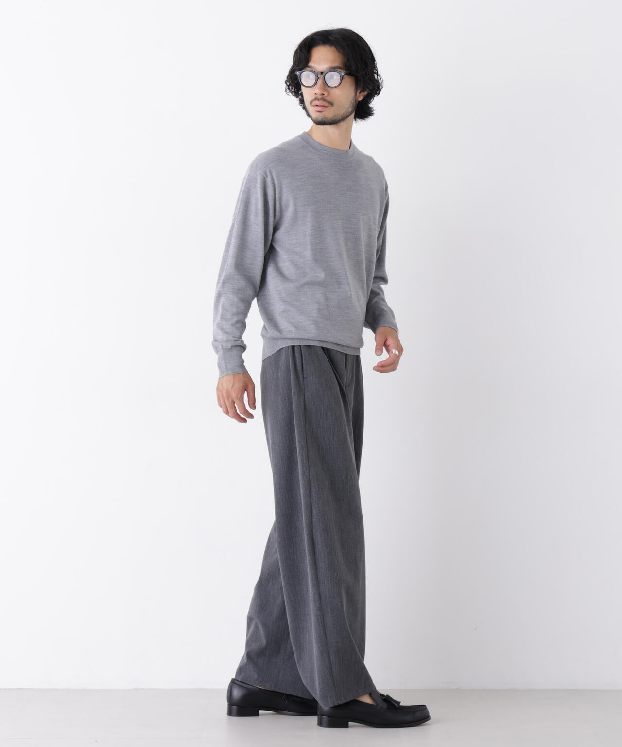 「DELEGANT」 バレルレッグイージーパンツ(セットアップ可) 6686227209